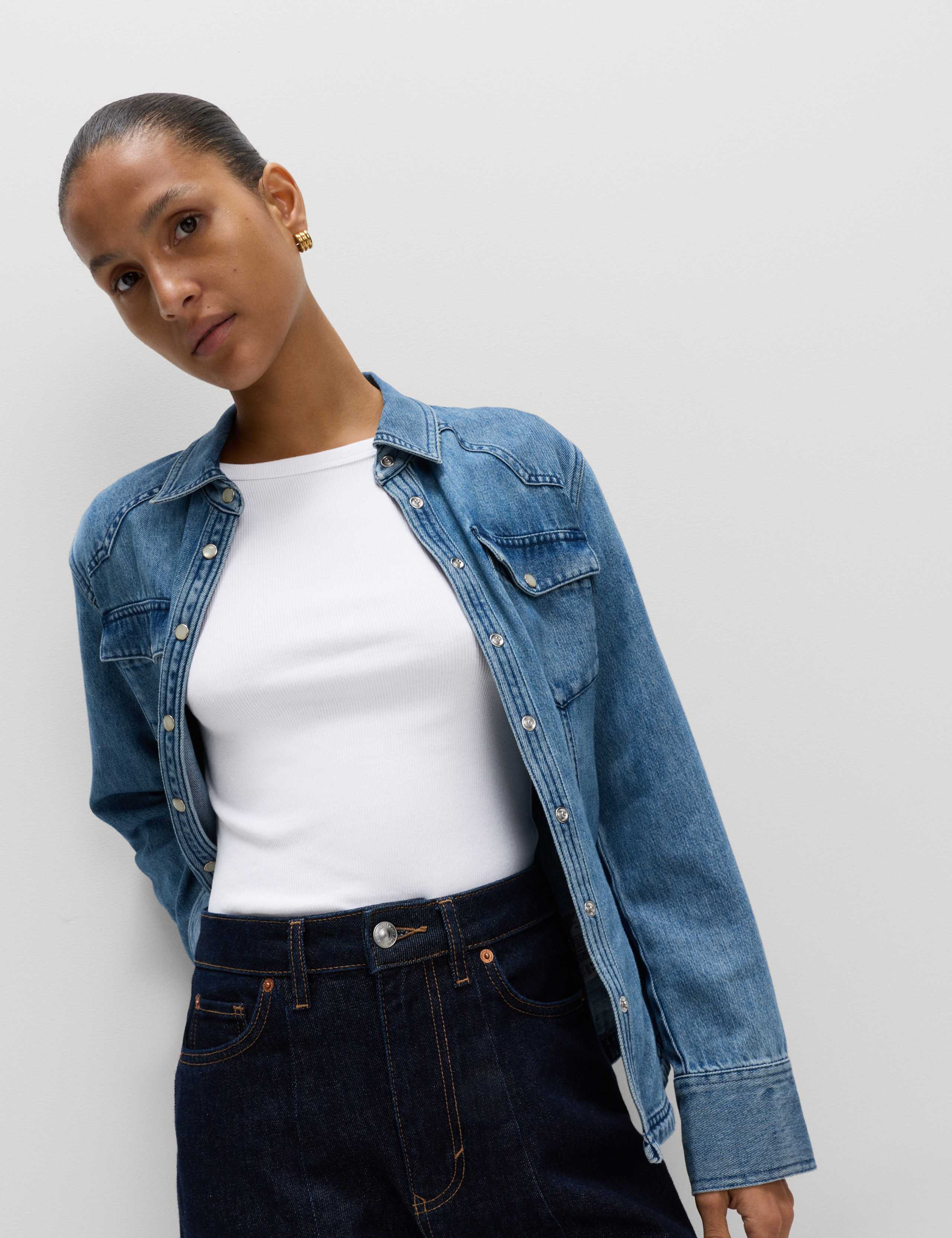 Cotton Rich Ribbed Top 4 of 4