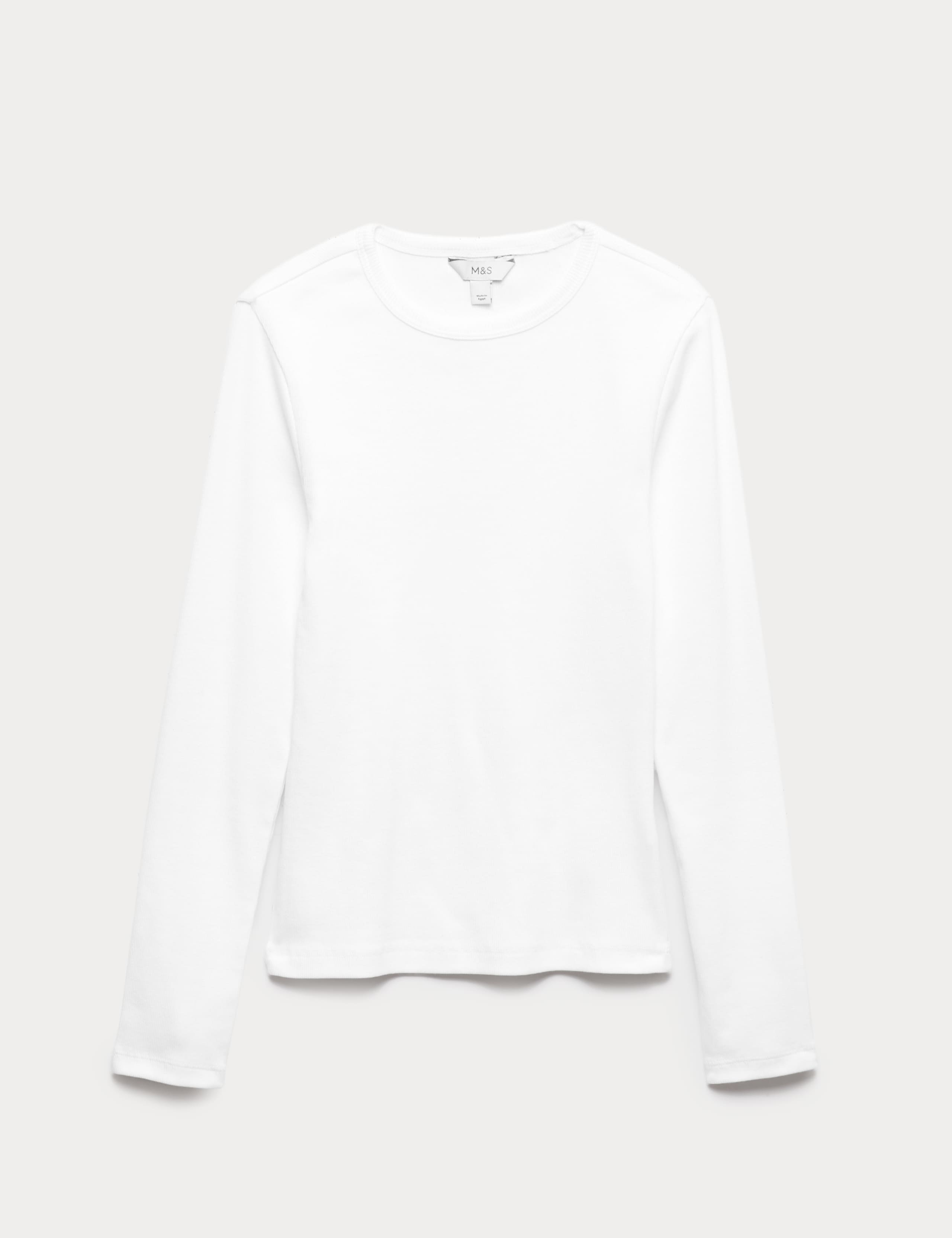 Cotton Rich Ribbed Top 2 of 4