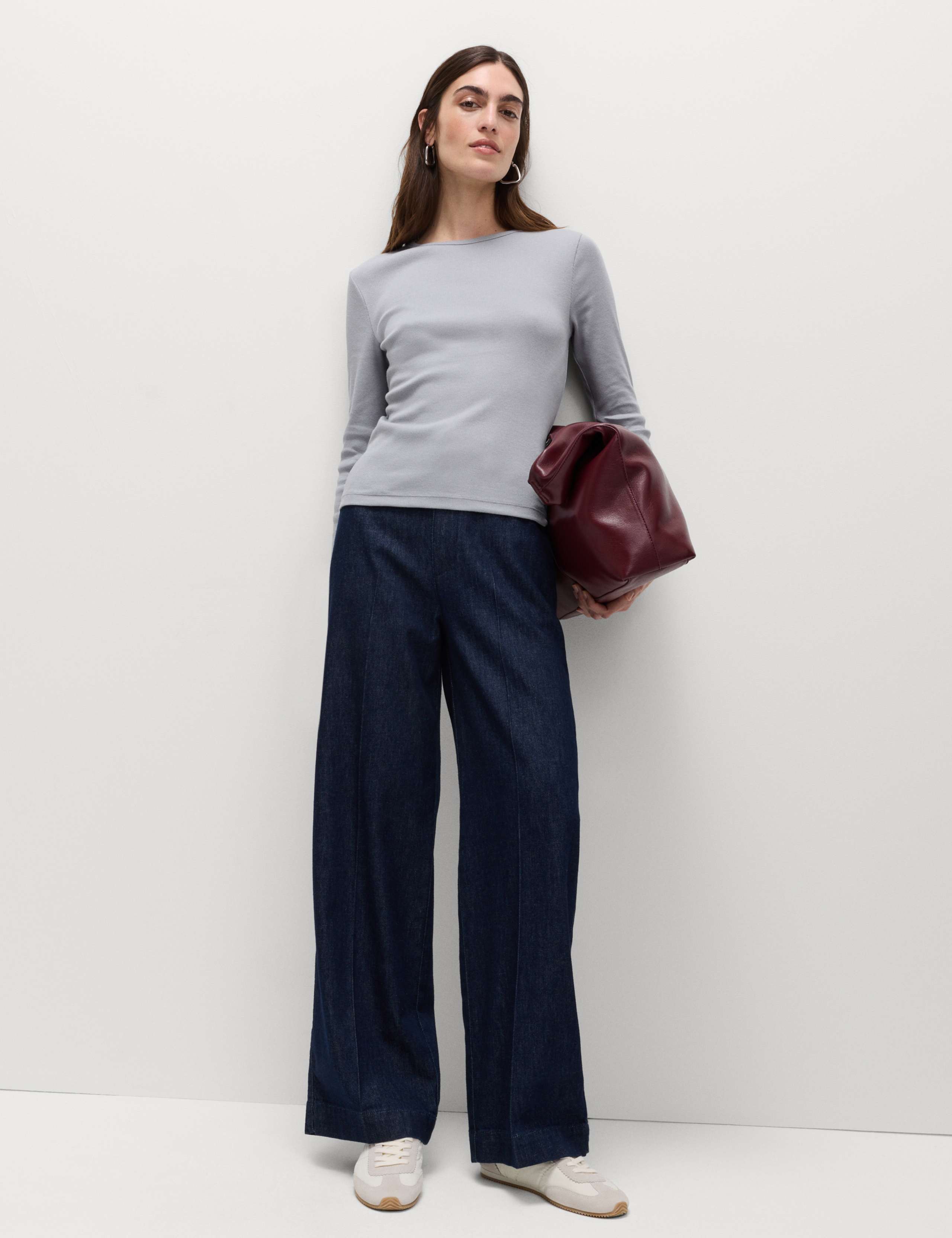 Cotton Rich Ribbed Top 3 of 5