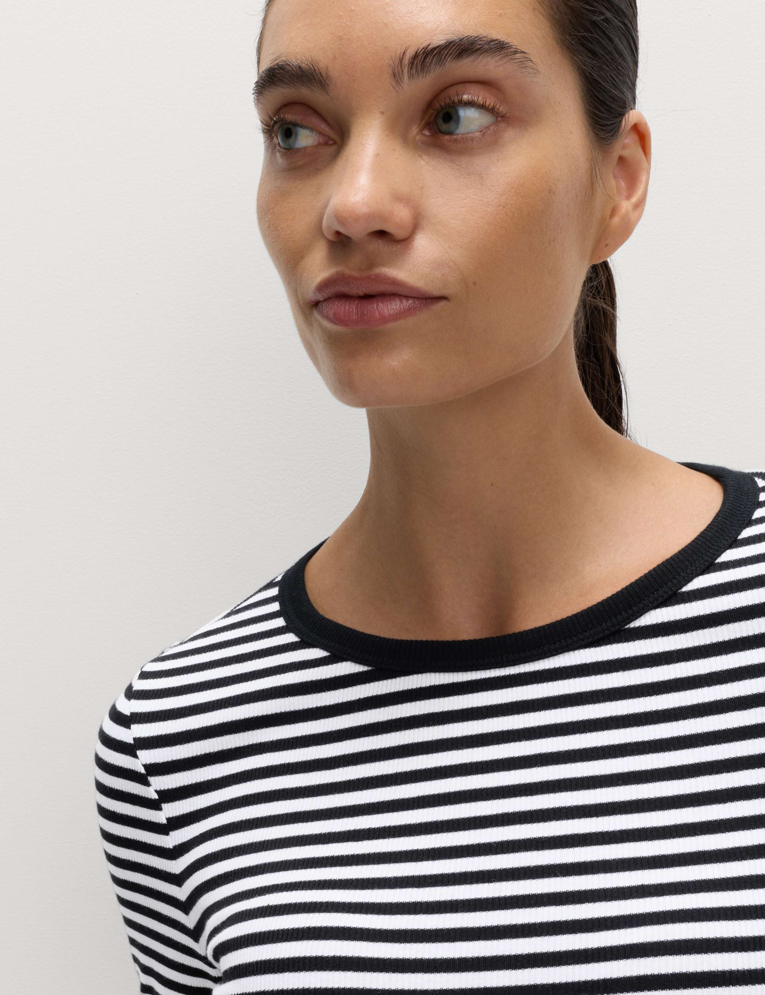 Cotton Rich Ribbed Top 3 of 5