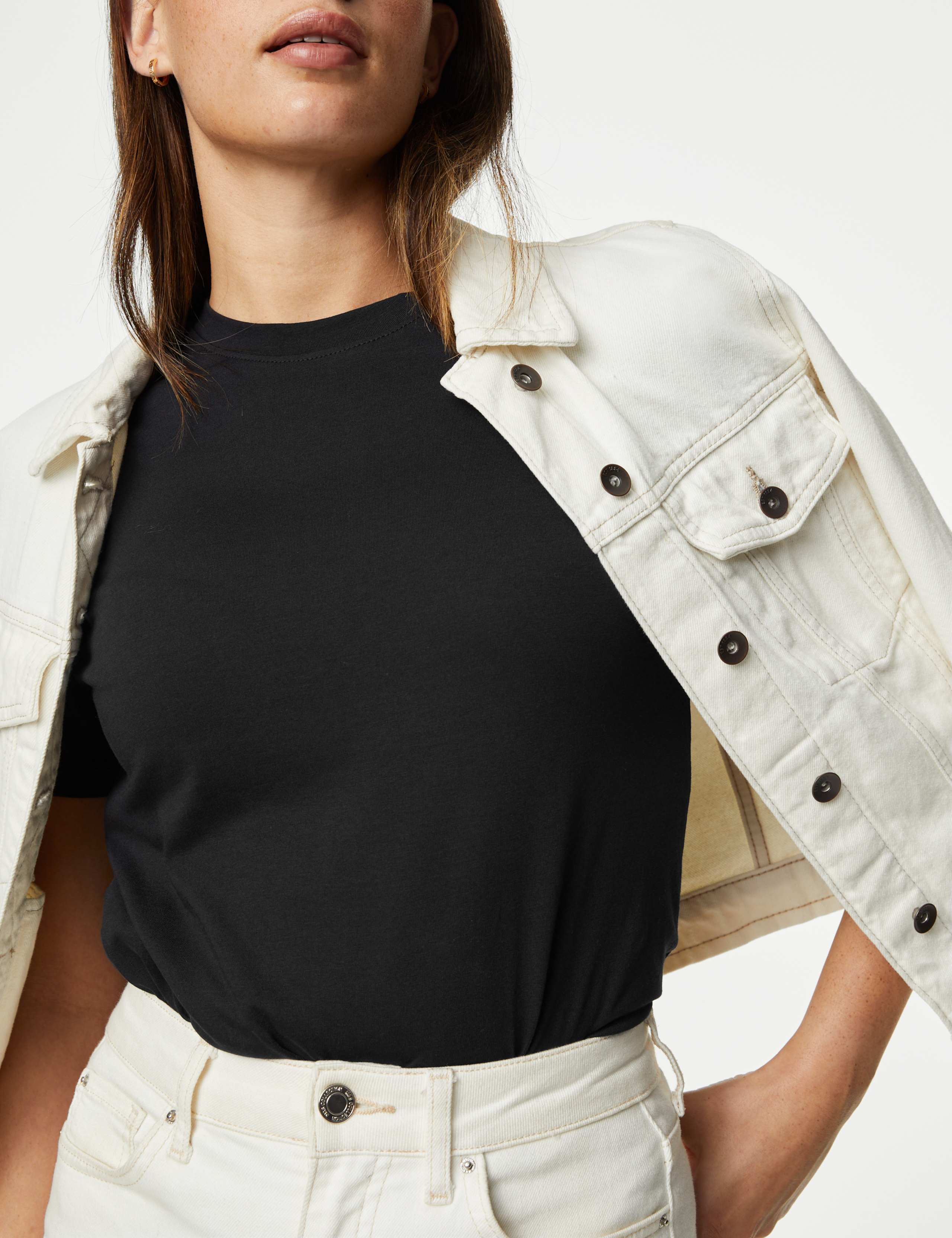 2pk Pure Cotton Everyday Fit T-Shirts 2 of 6