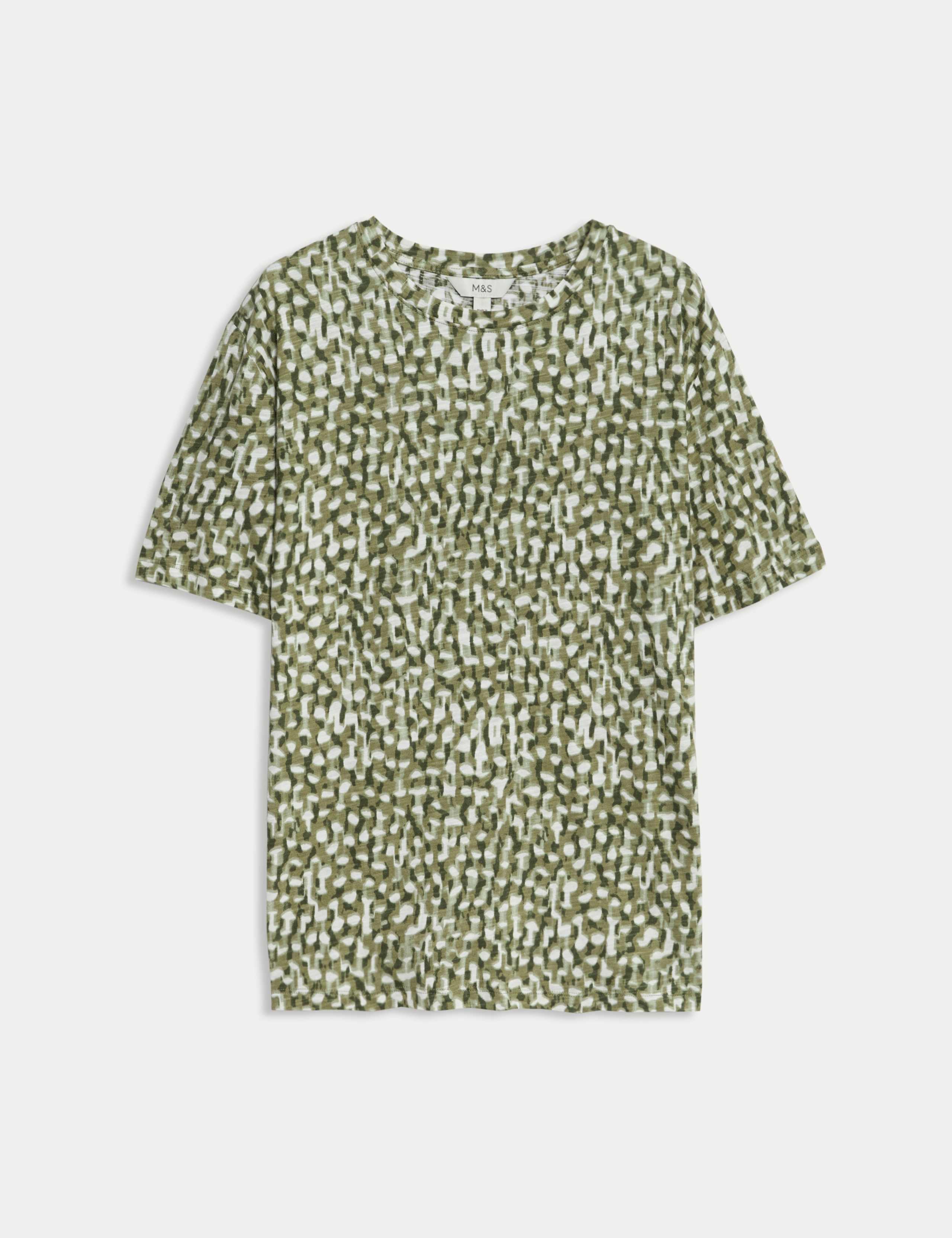 Cotton Modal Blend Printed T-Shirt 2 of 5