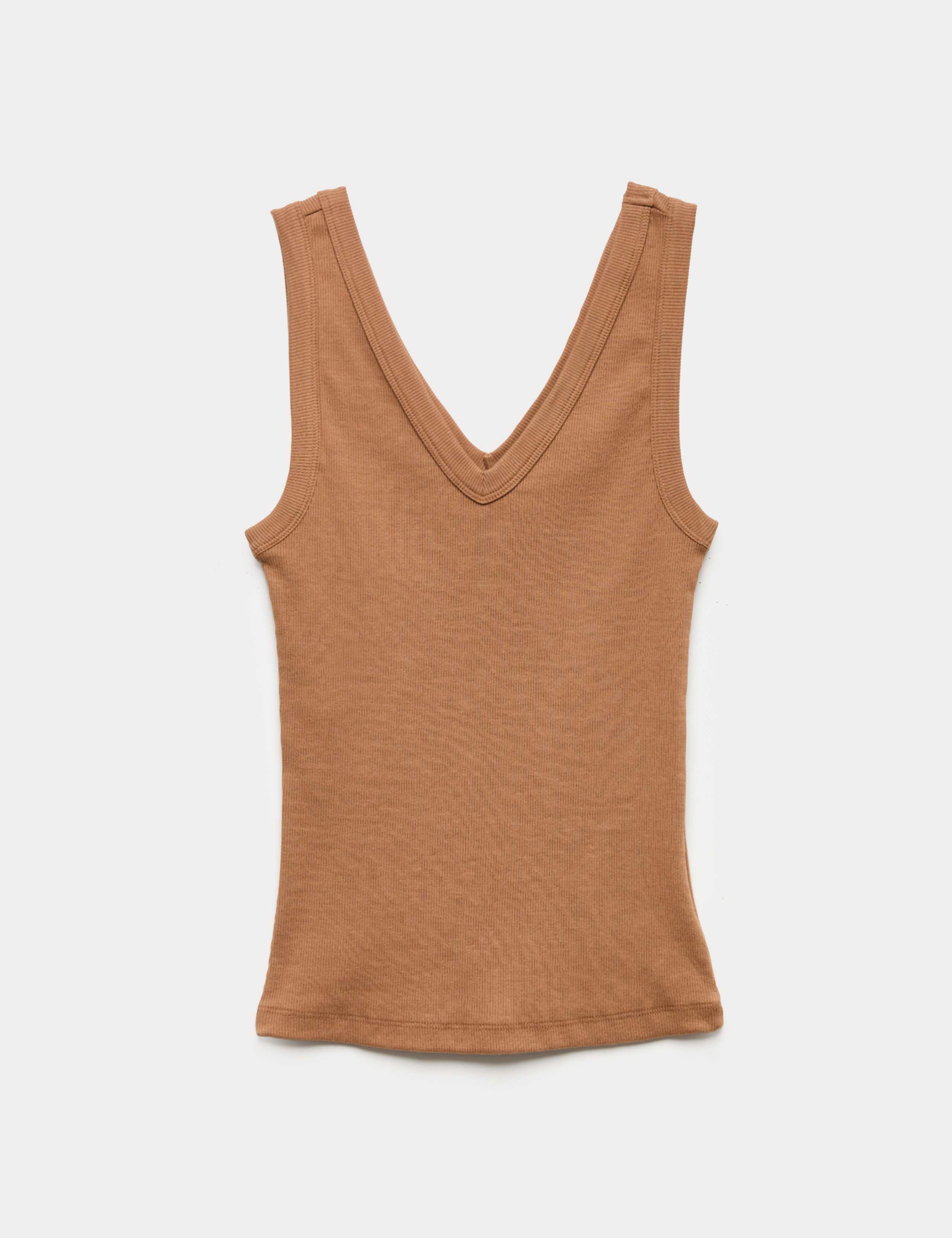 Cotton Rich Ribbed V-Neck Vest 2 of 4