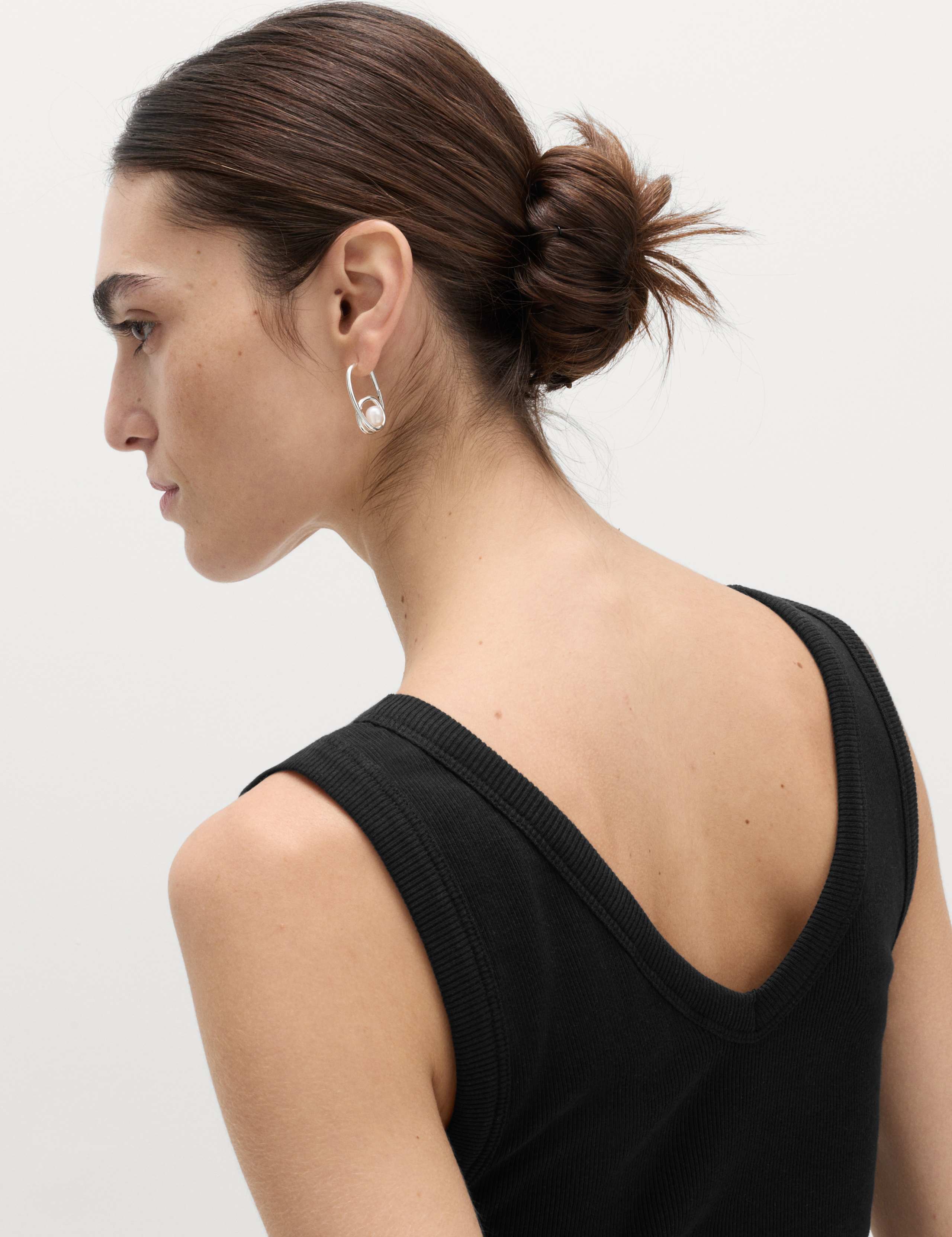 Cotton Rich Ribbed V-Neck Vest 3 of 4