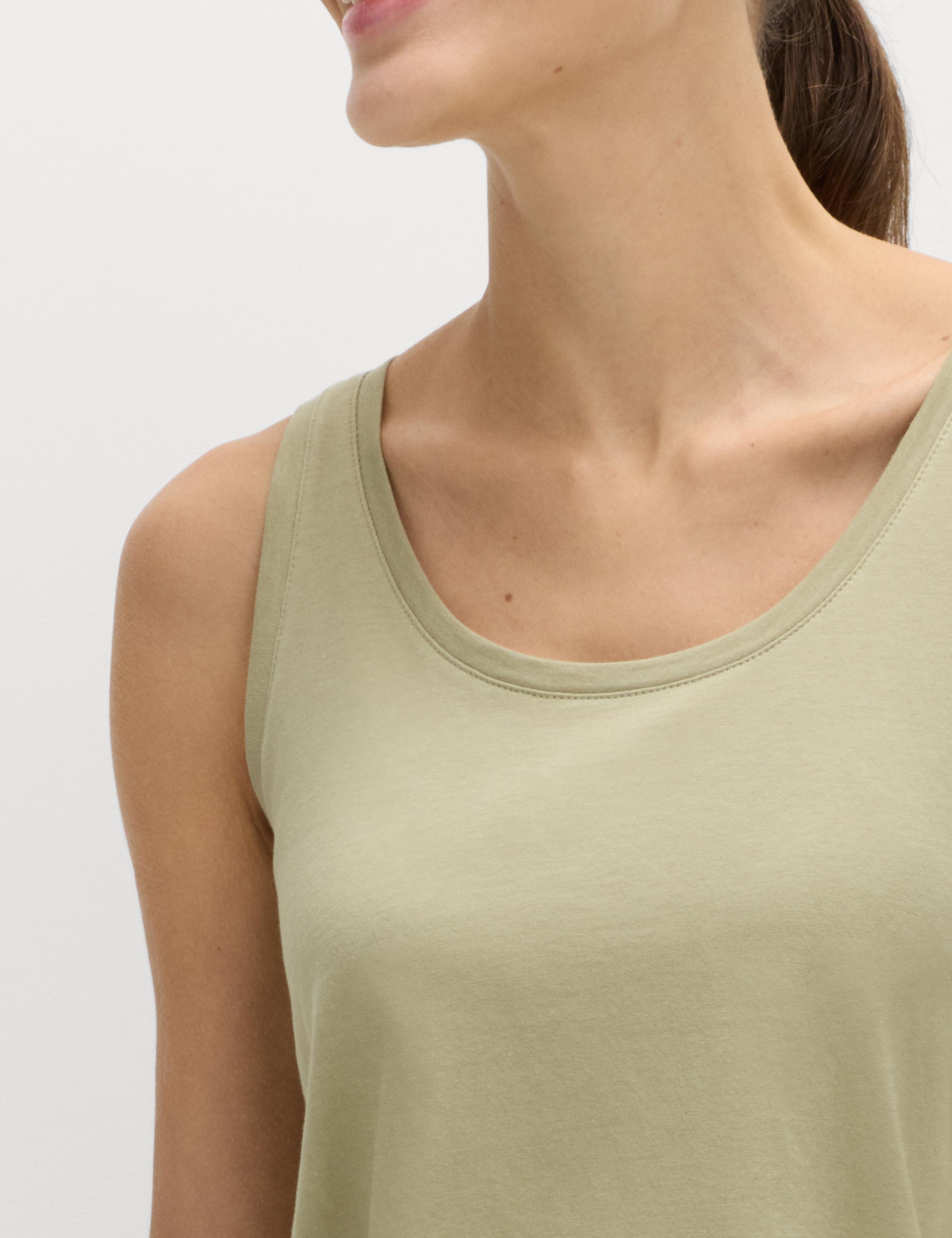 Pure Cotton Scoop Neck Top 3 of 4