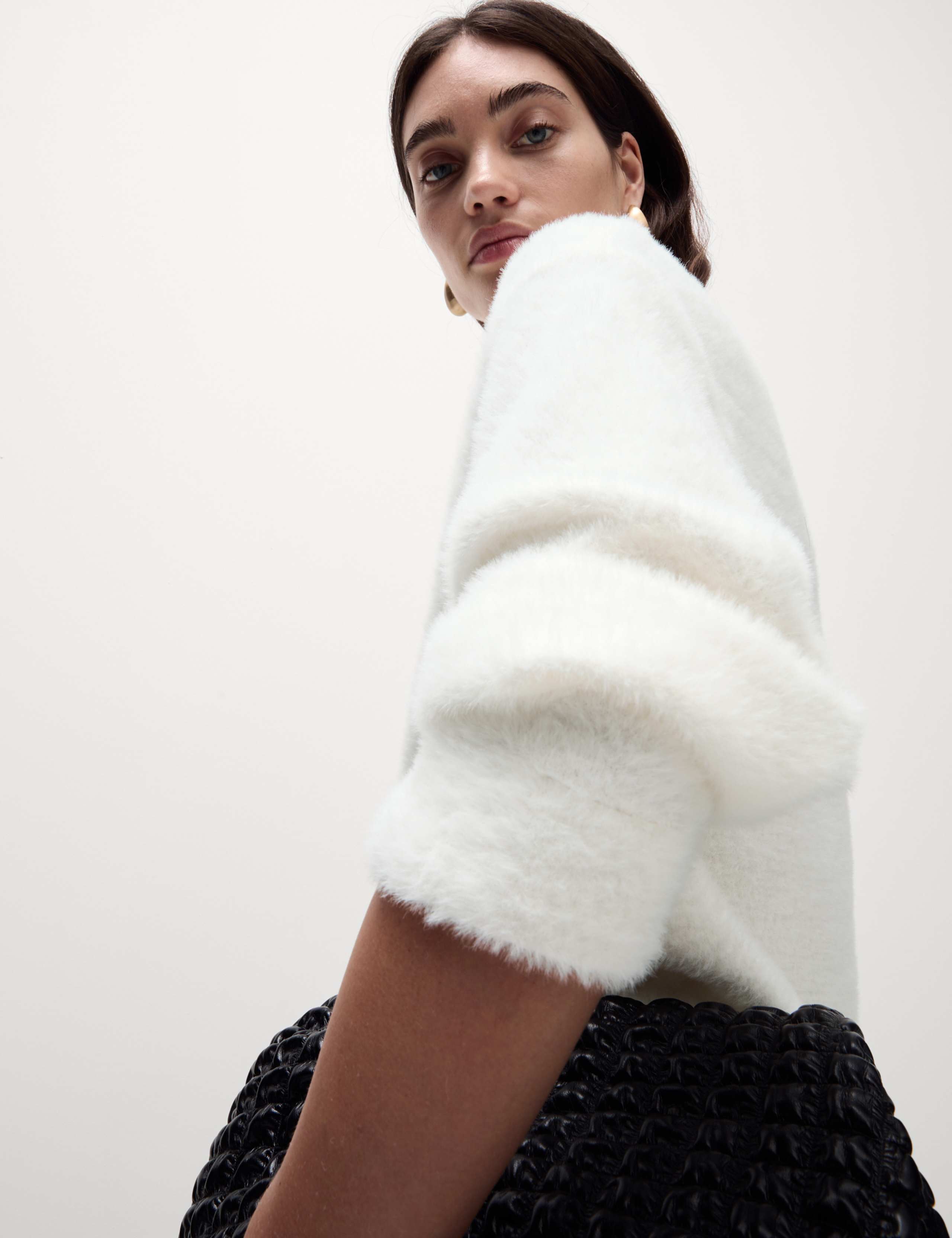 Cosy Textured Crew Neck Sweatshirt 3 of 5