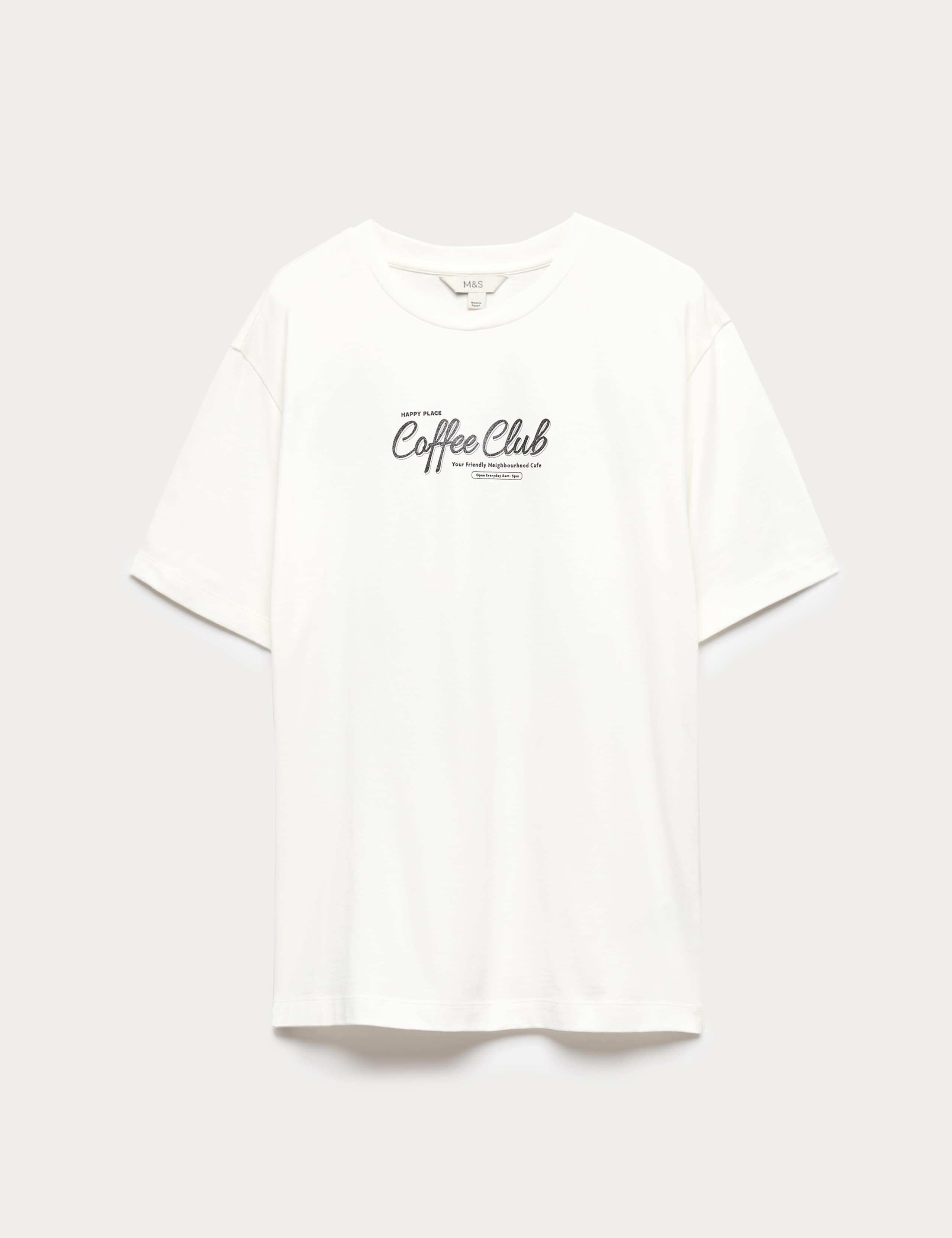 Pure Cotton Floral Oversized Graphic T-Shirt 2 of 4