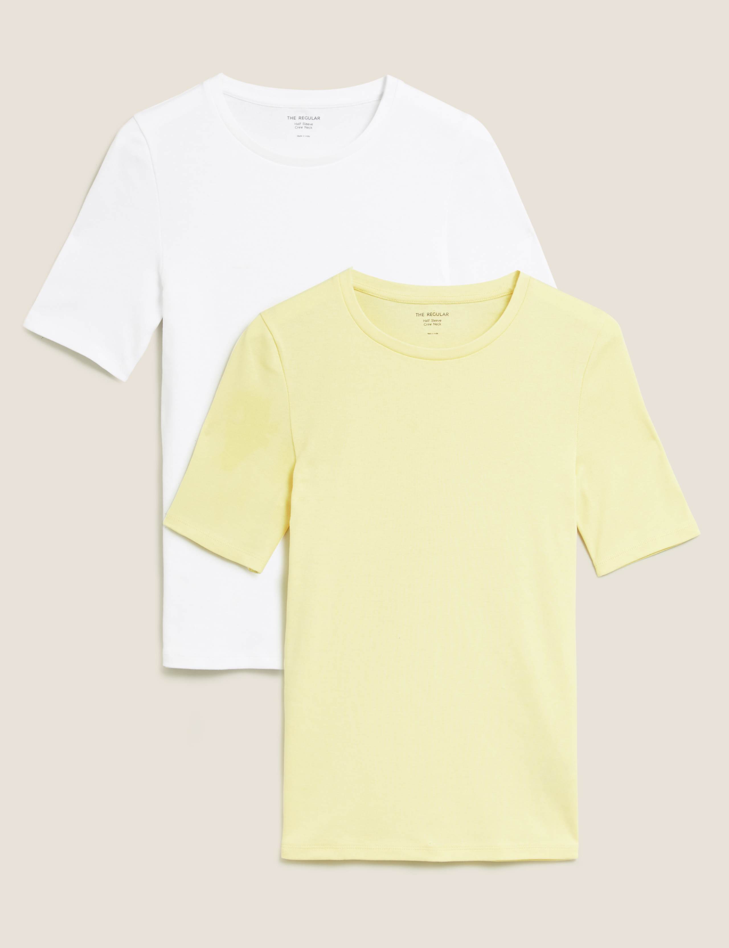 2 Pack Pure Cotton Regular Fit T-Shirts 2 of 5