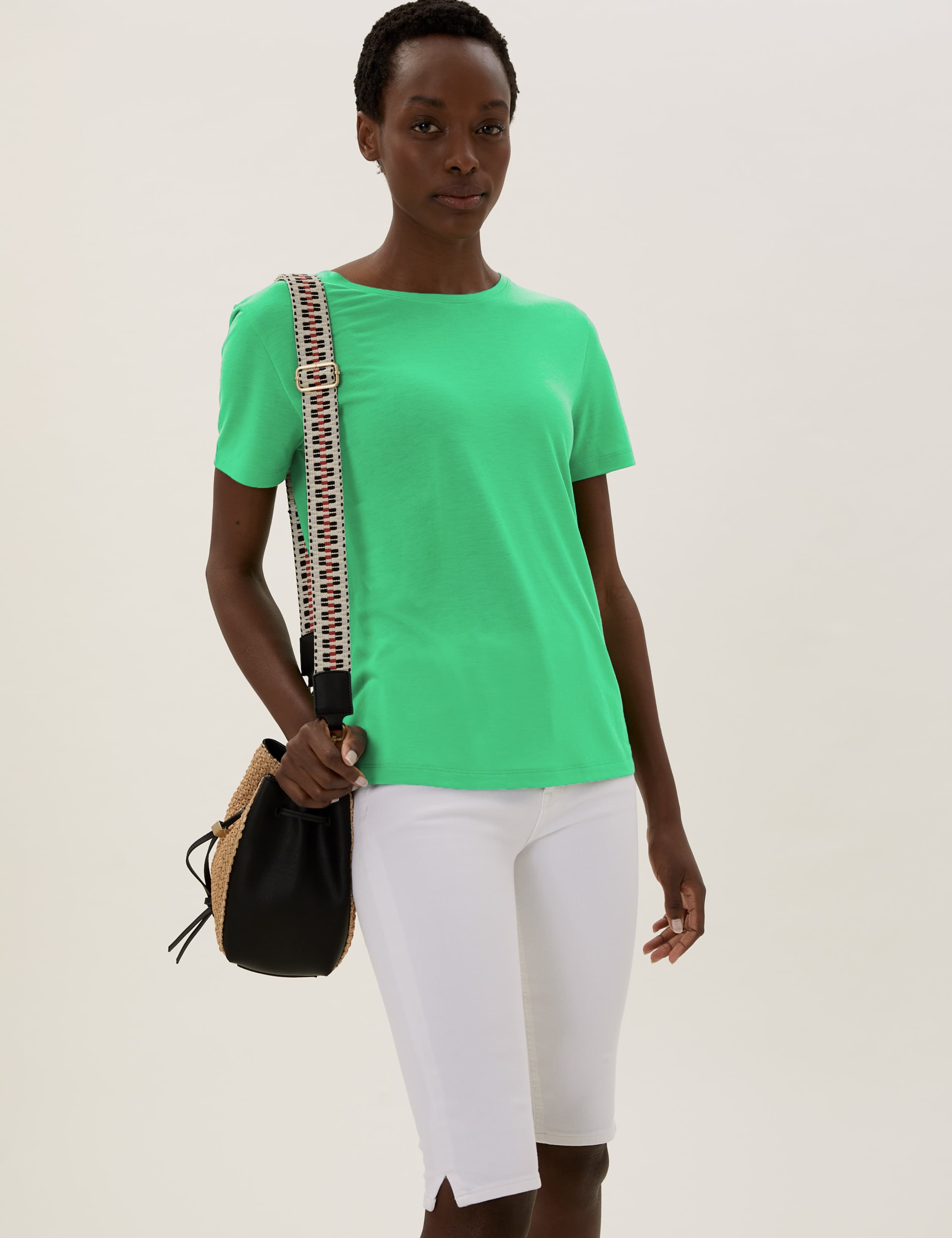 2 Pack Crew Neck Relaxed T-Shirts 3 of 6