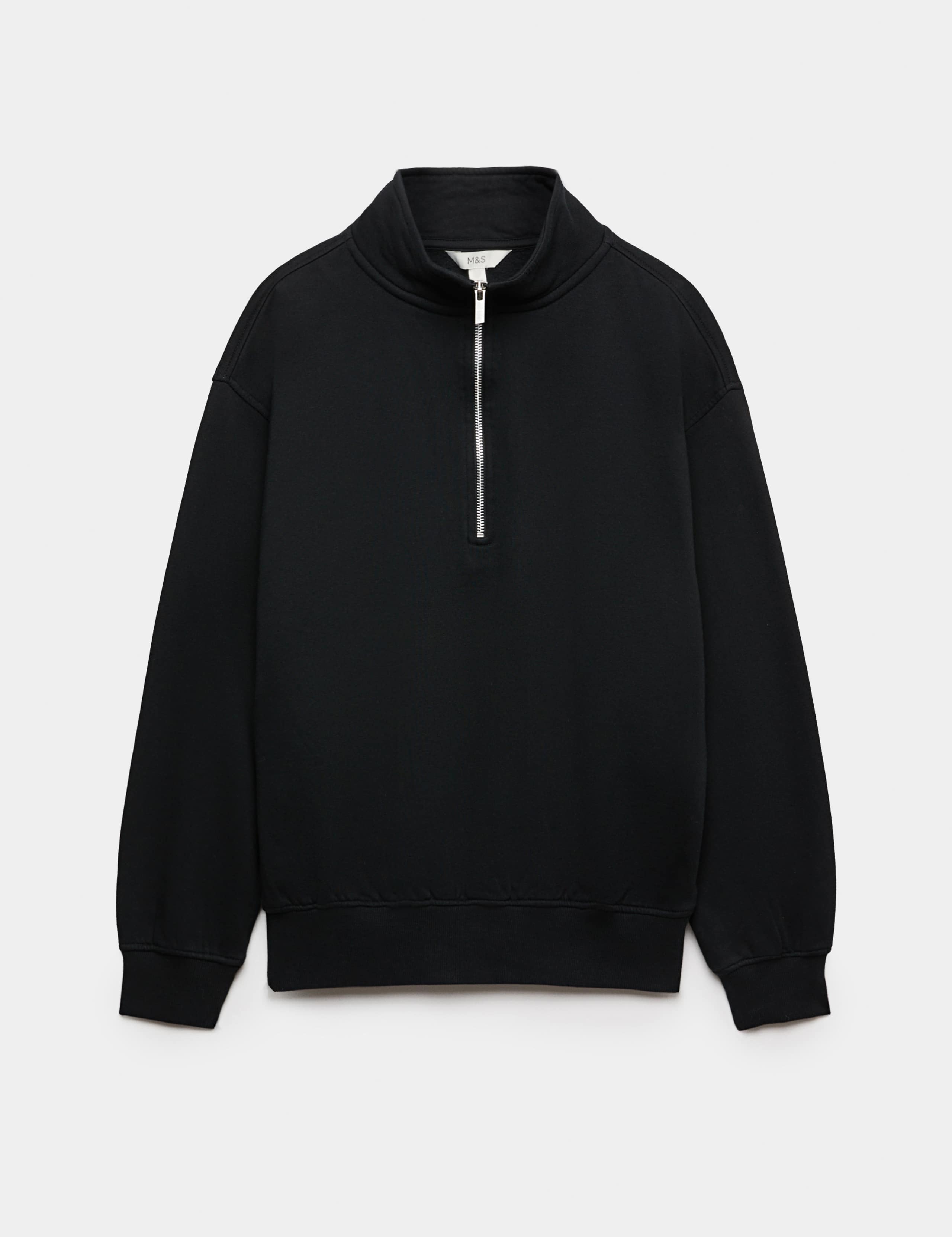 Pure Cotton Premium Half Zip Ultimate Sweatshirt 2 of 6
