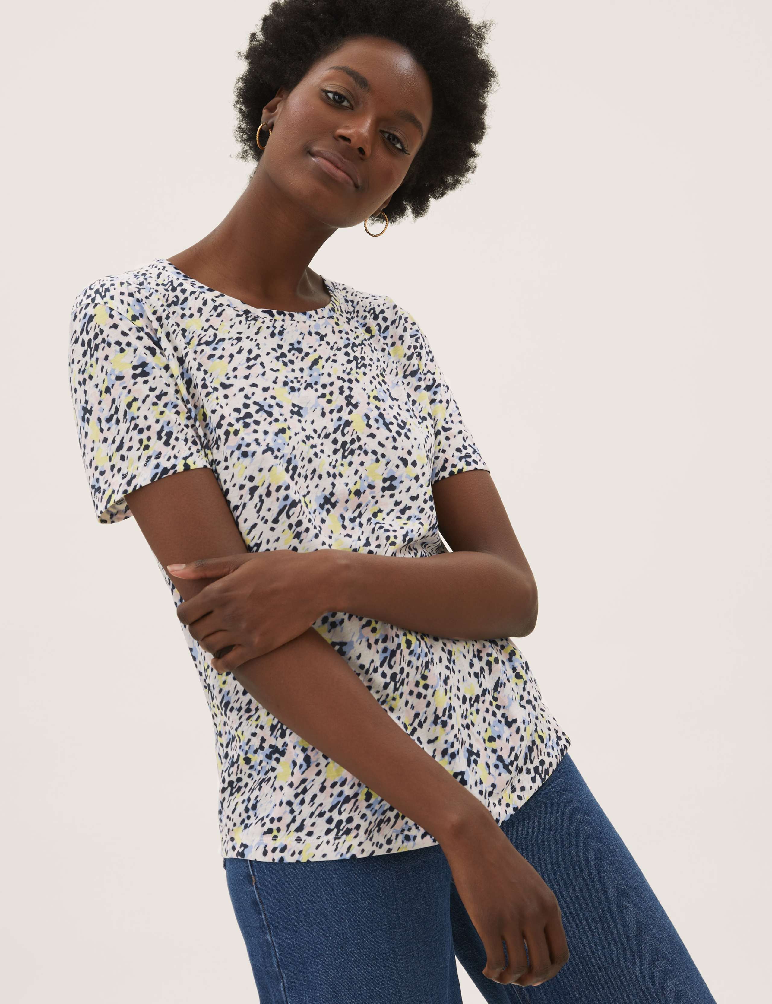 2 Pack Crew Neck Relaxed T-Shirts 5 of 7