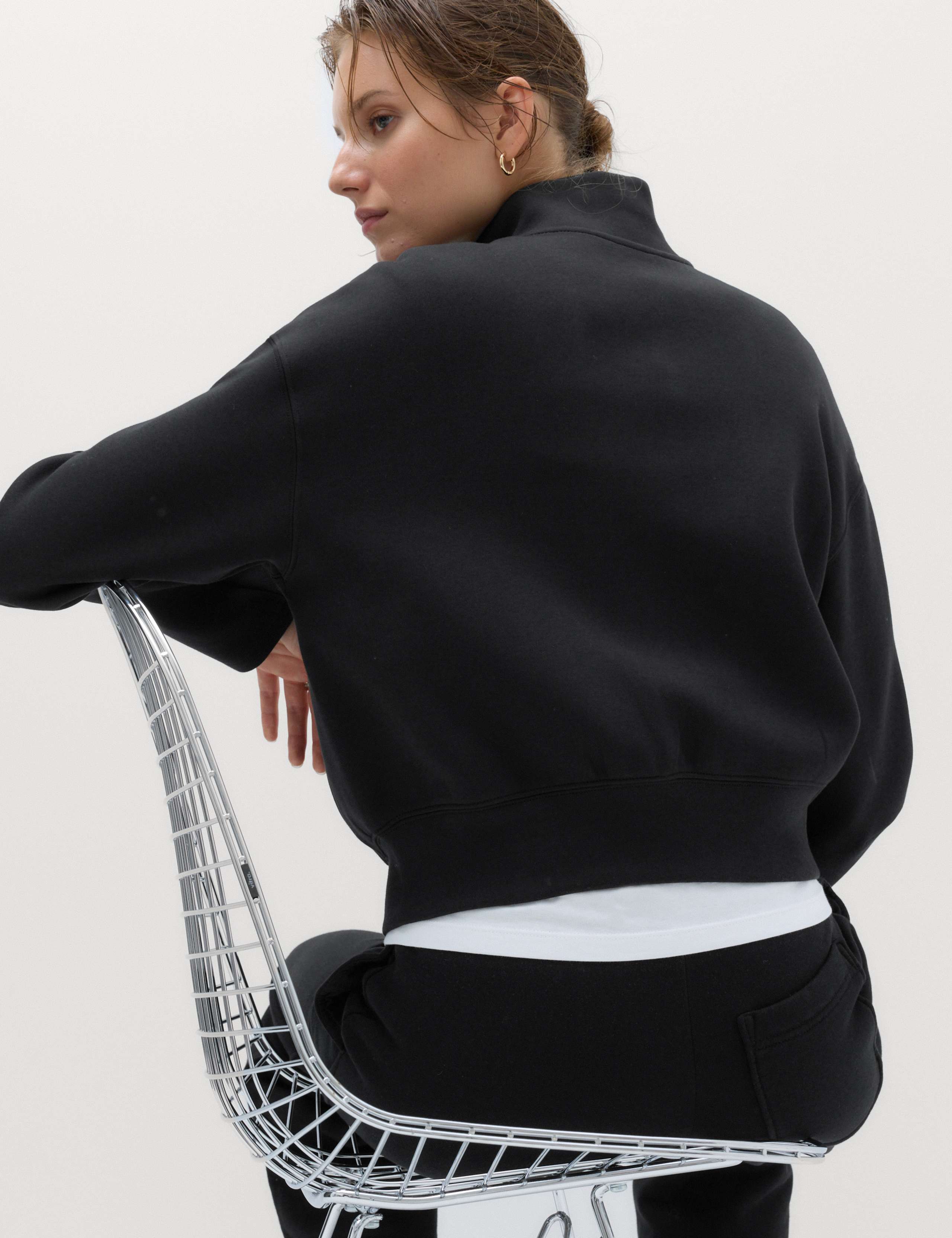 Cotton Rich Scuba Zip Up Sweatshirt 5 of 7