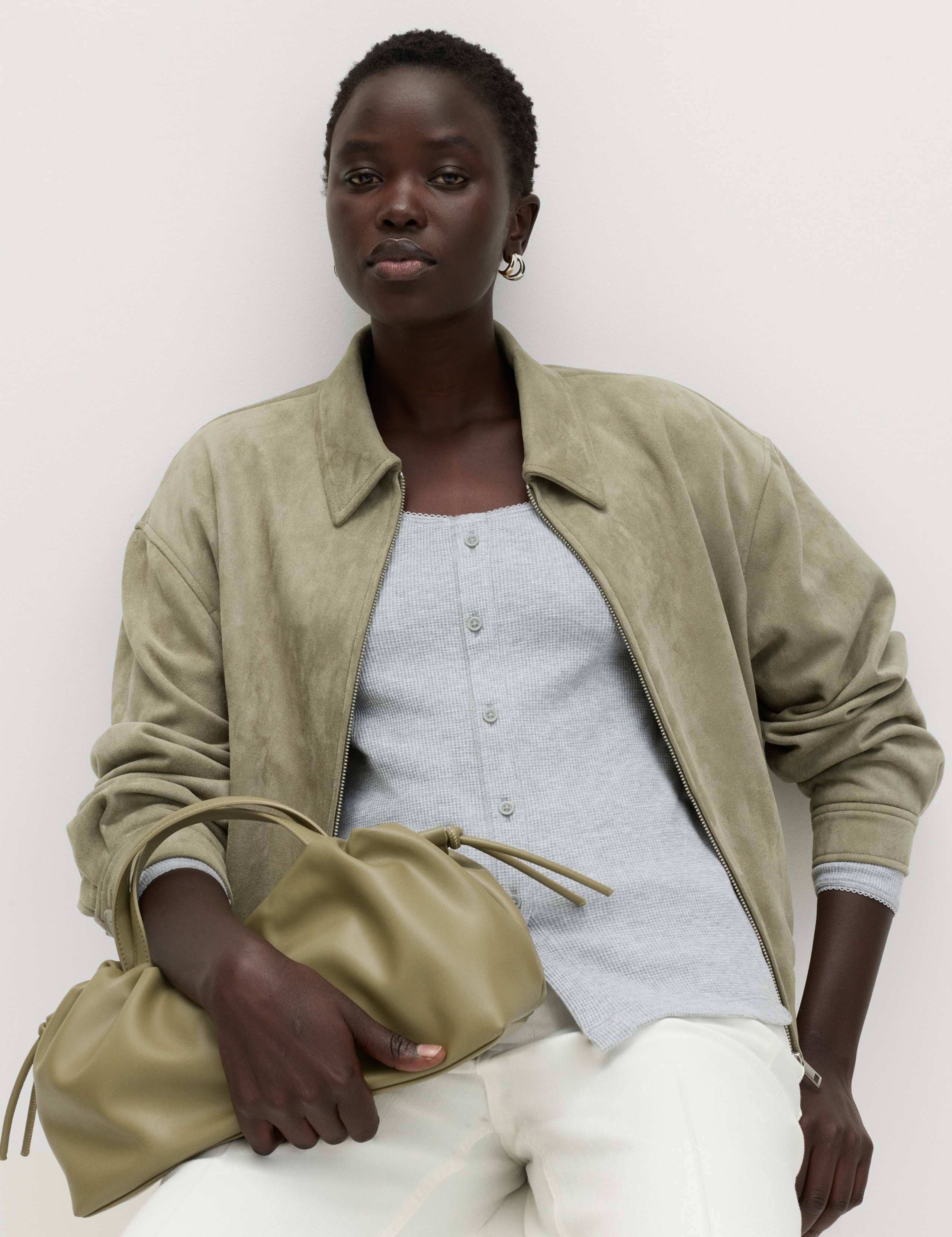 Pure Cotton Waffle Scoop Neck Top 3 of 5