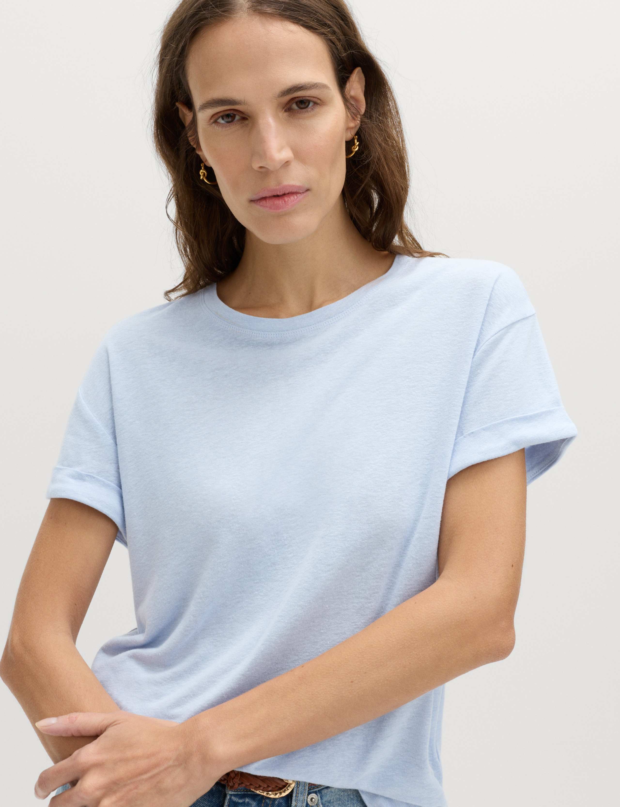 Linen Blend T-Shirt 1 of 5