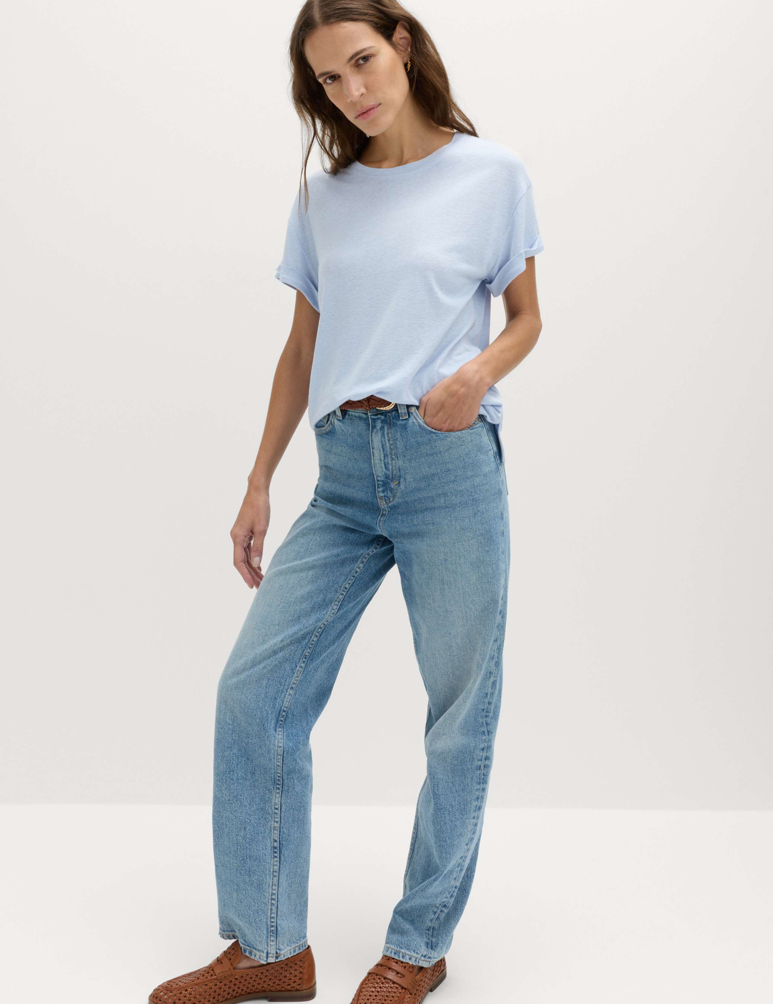 Linen Blend T-Shirt 4 of 5