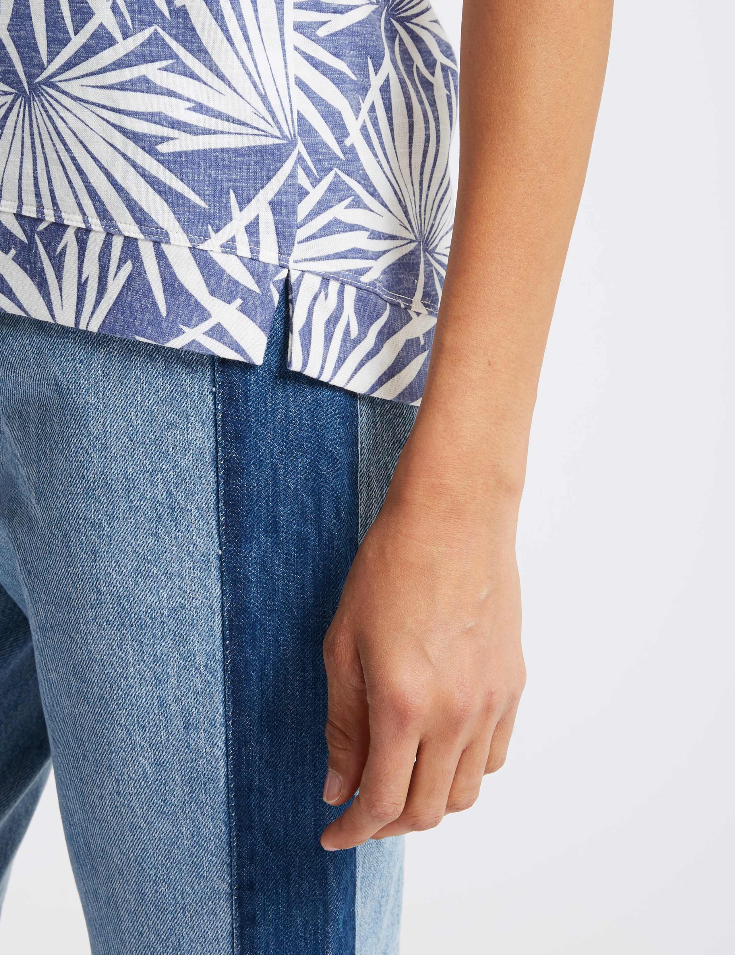 Printed Raglan Short Sleeve T-Shirt 5 of 5