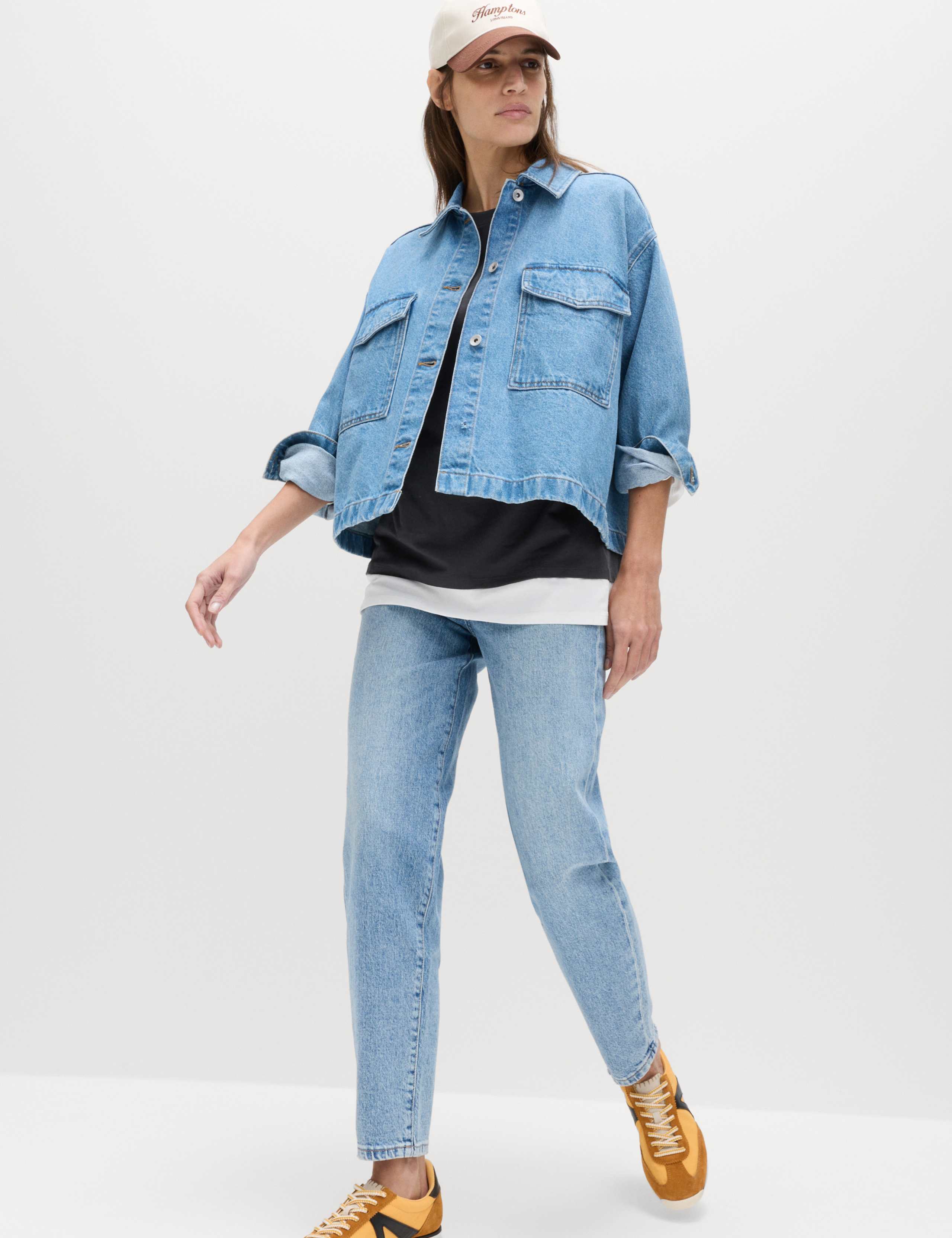 Pure Cotton Double Layer Oversized T-Shirt 3 of 5