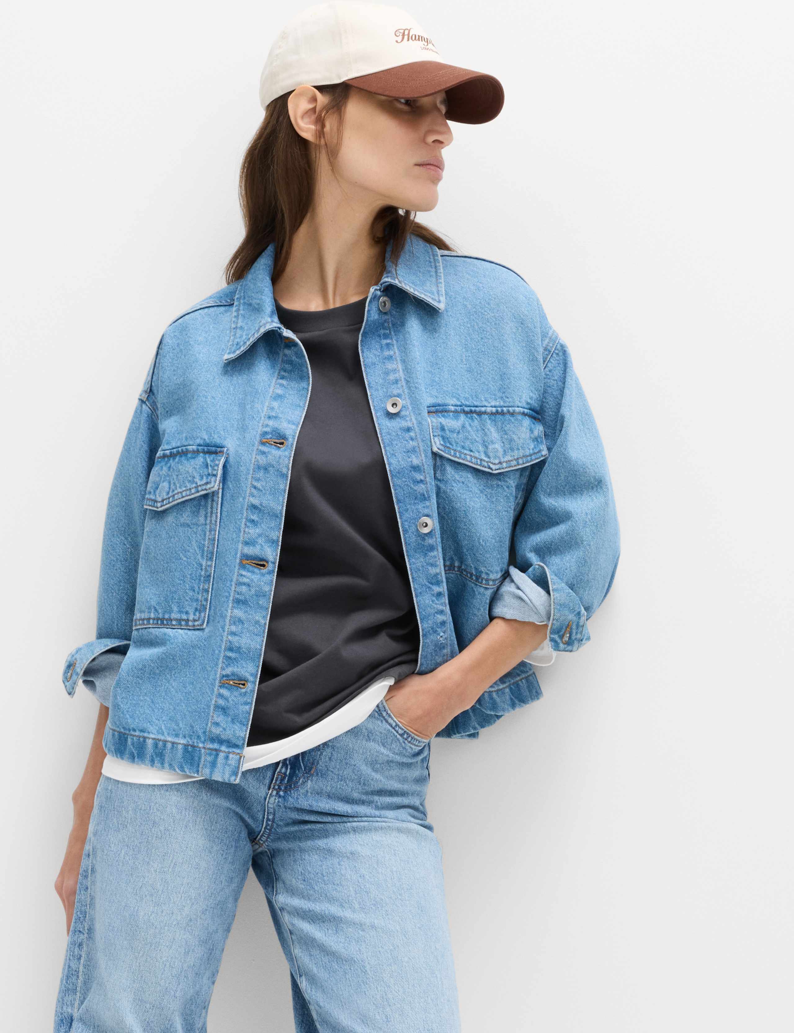 Pure Cotton Double Layer Oversized T-Shirt 5 of 5