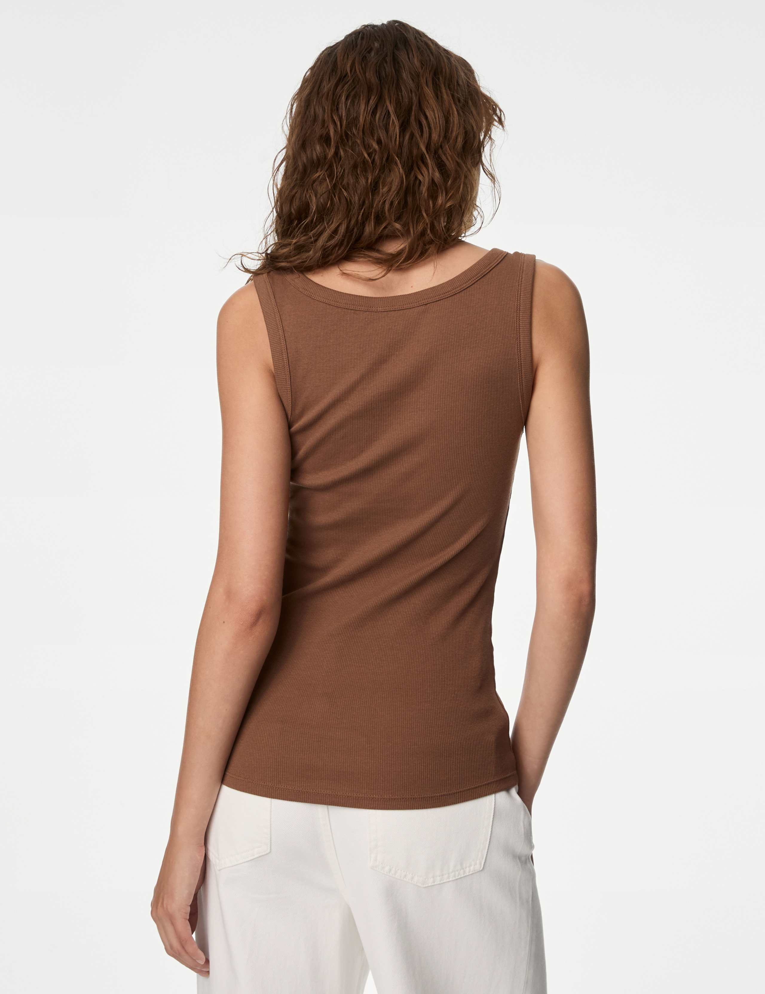 3pk Cotton Rich Ribbed Vest 5 of 5