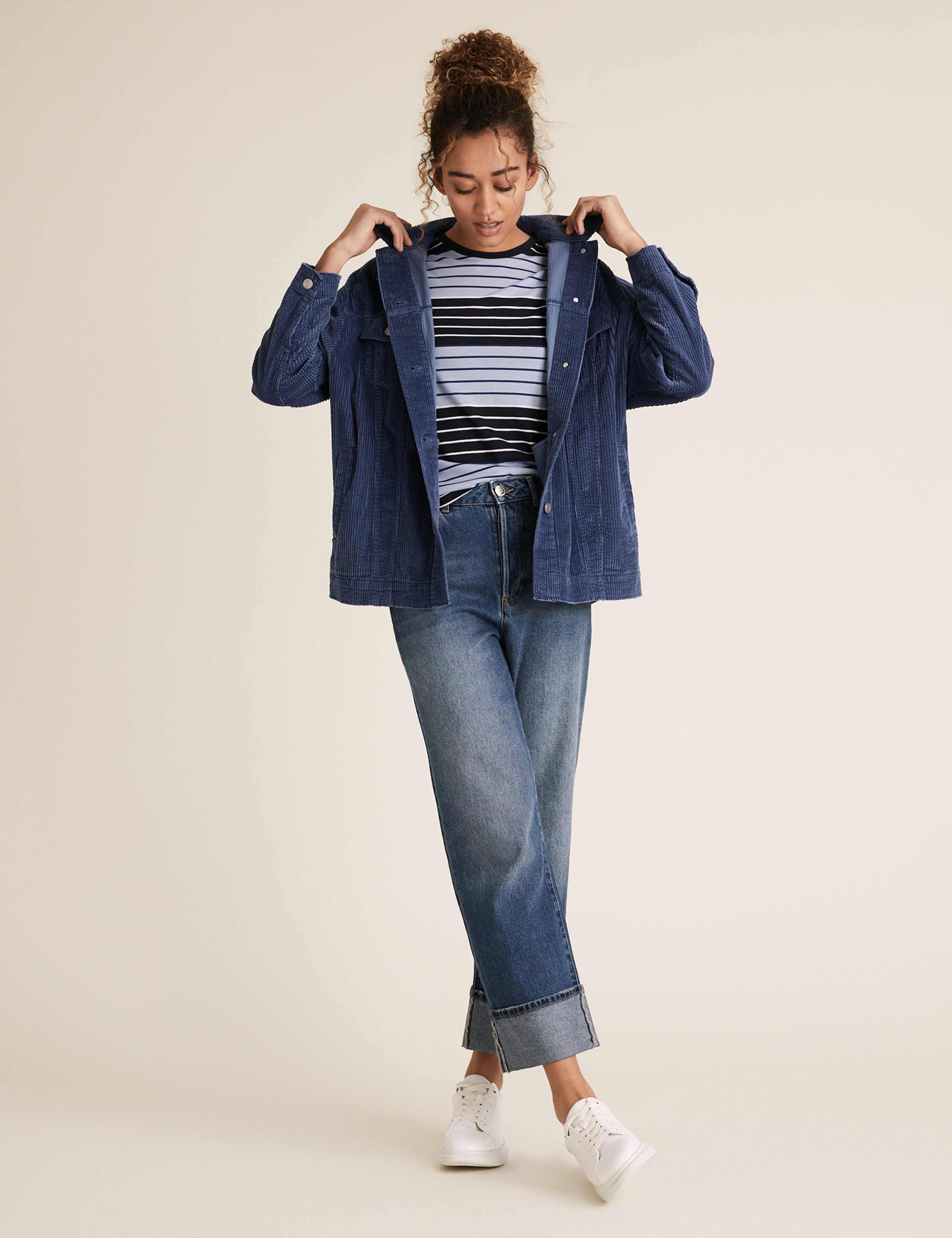 Striped Crew Neck Regular Fit Top 5 of 5