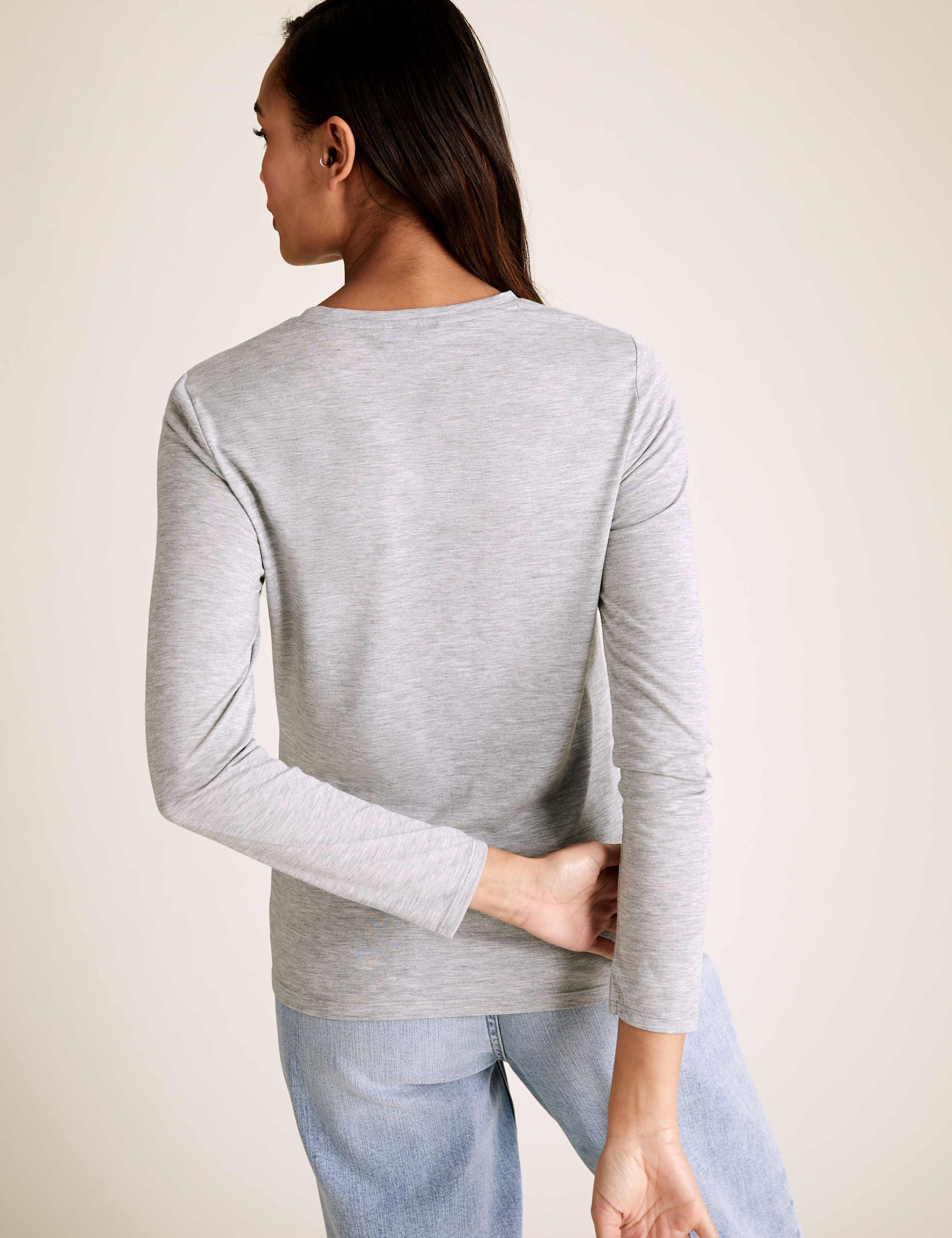Crew Neck Regular Fit Long Sleeve Top 5 of 5