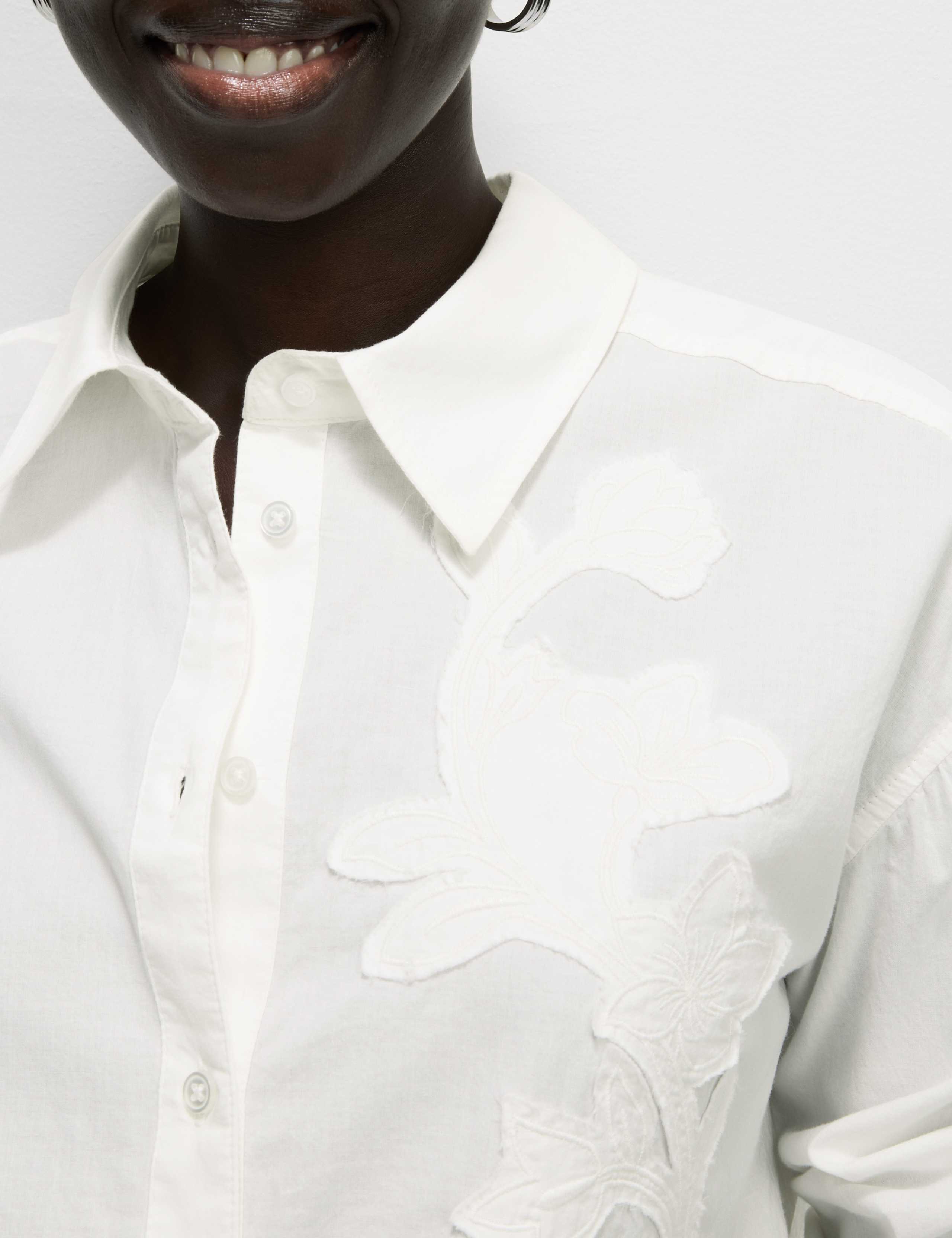 Pure Cotton Applique Button Through Shirt 3 of 7