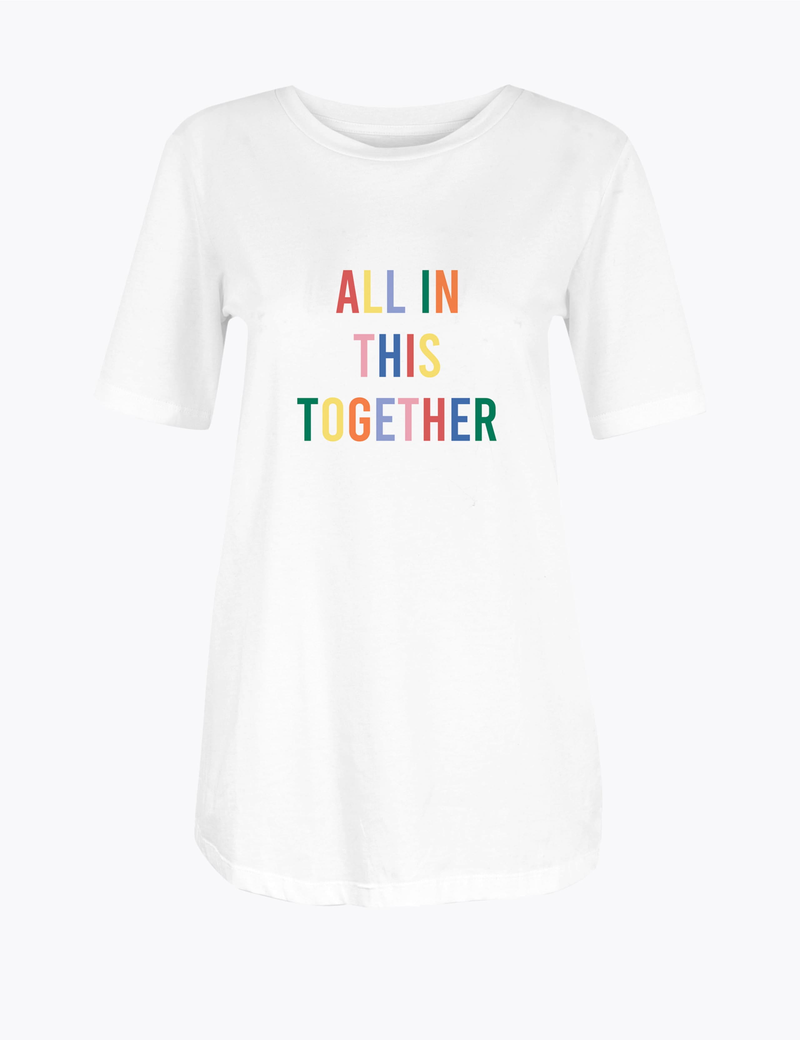 Women's NHS Charities Together Slogan T-Shirt 1 of 1