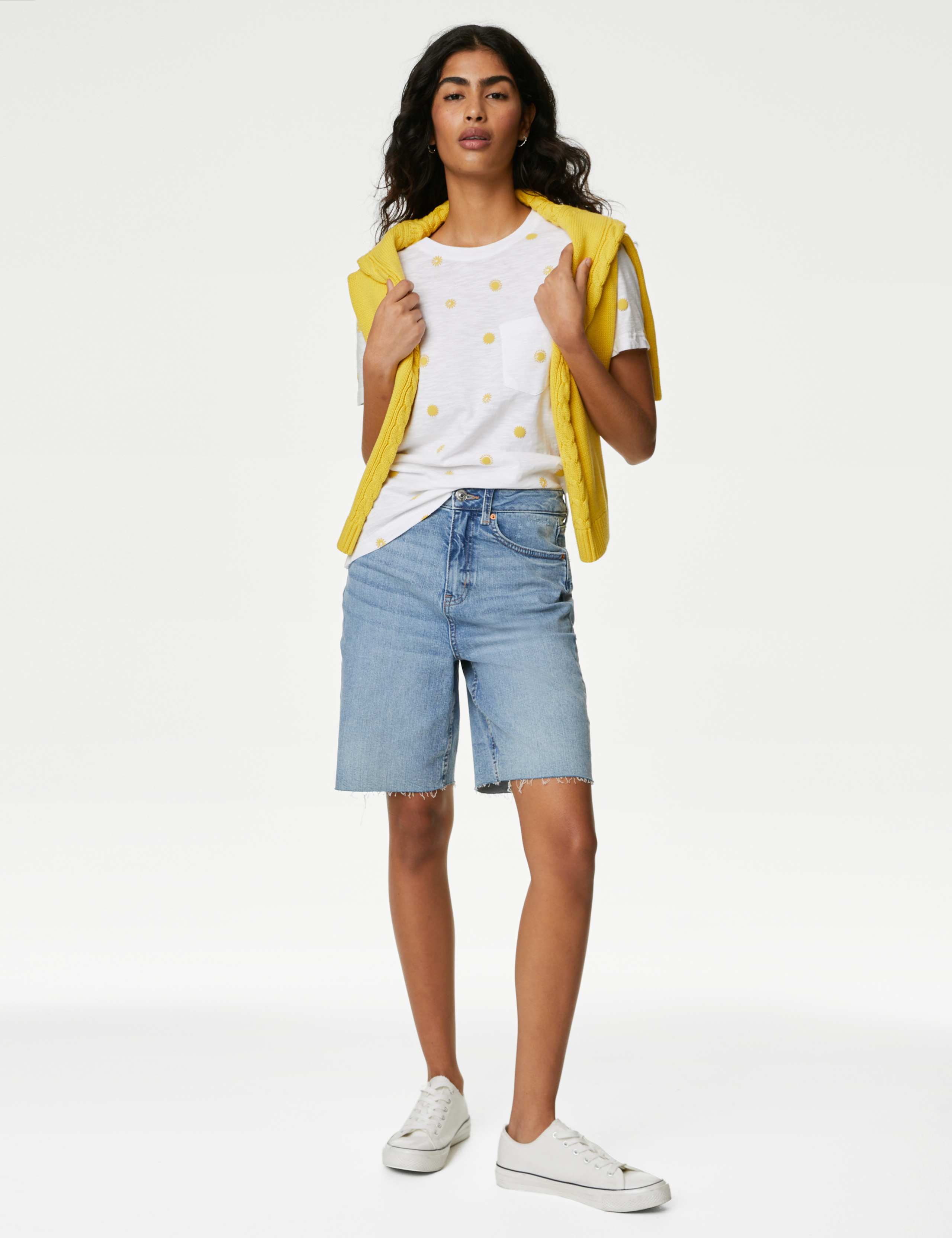 Pure Cotton Printed Pocket Top 1 of 5
