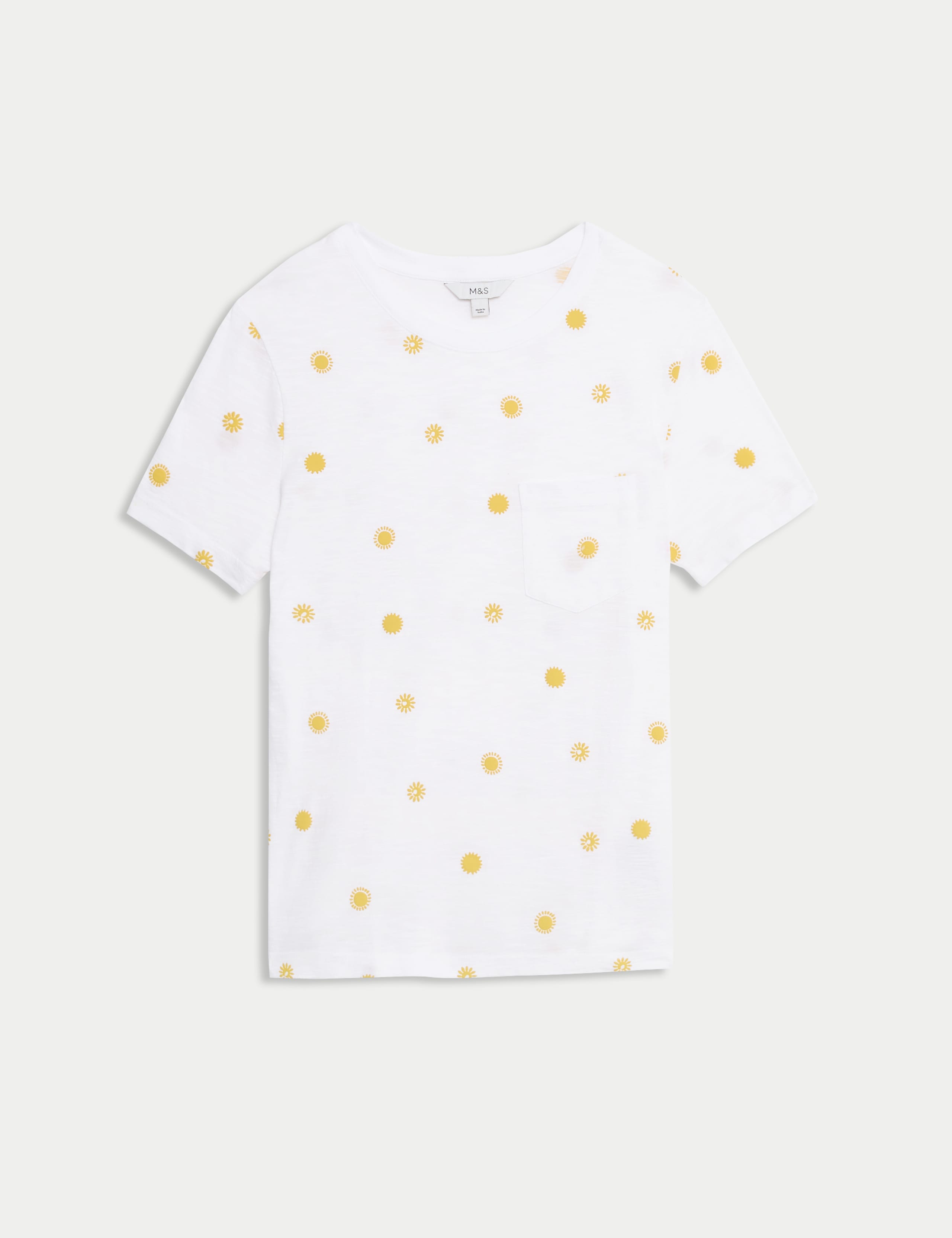 Pure Cotton Printed Pocket Top 2 of 5