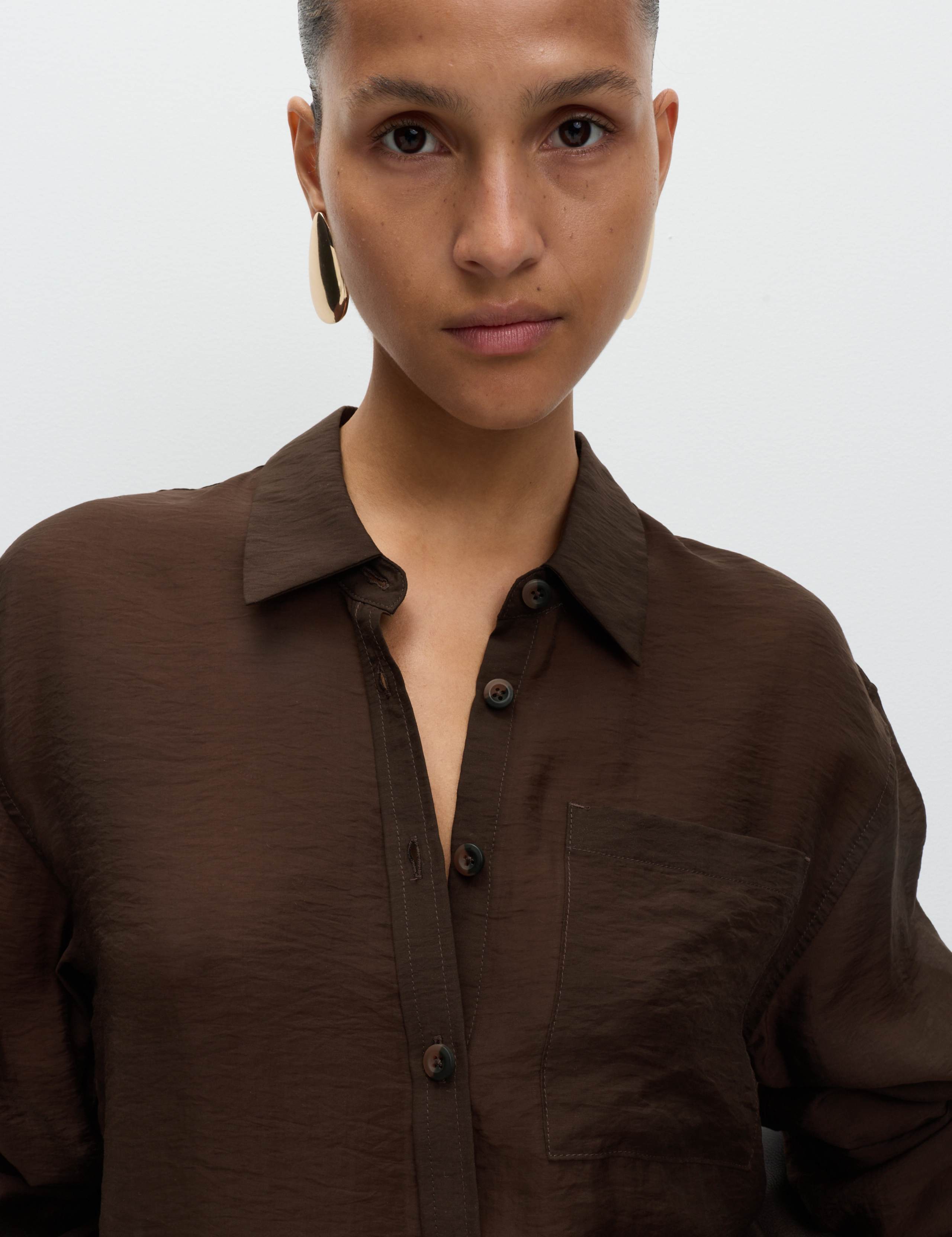 Lyocell Rich Button Through Shirt 6 of 6