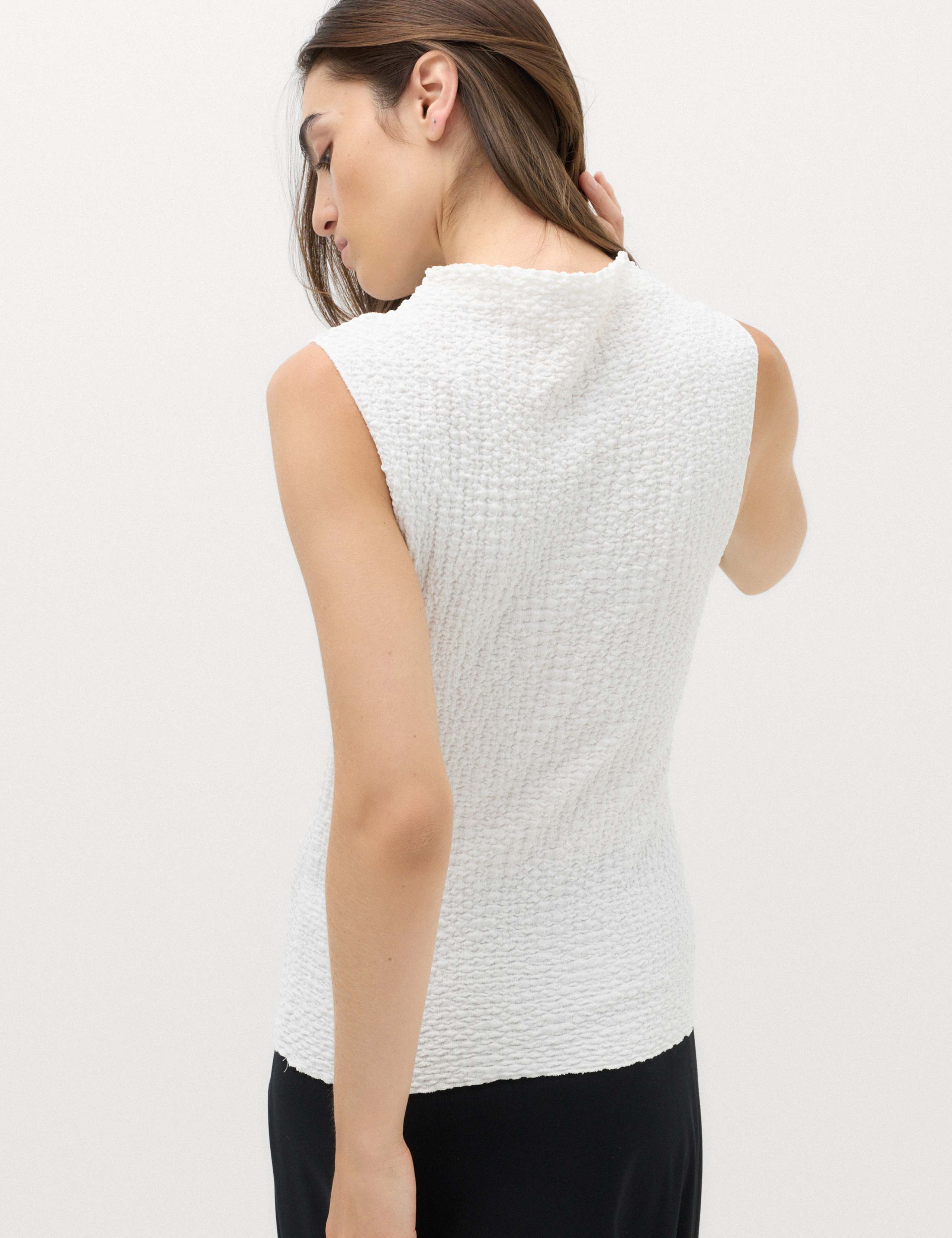 Textured Sleeveless Top 4 of 5