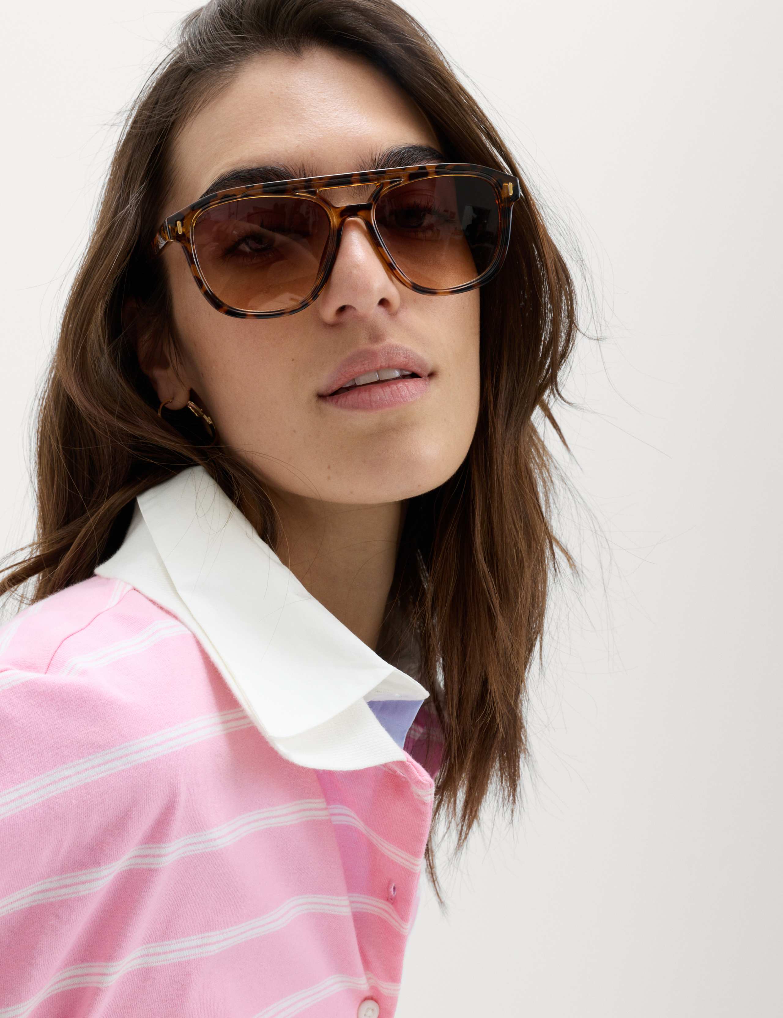 Pure Cotton Striped Rugby Top 5 of 7