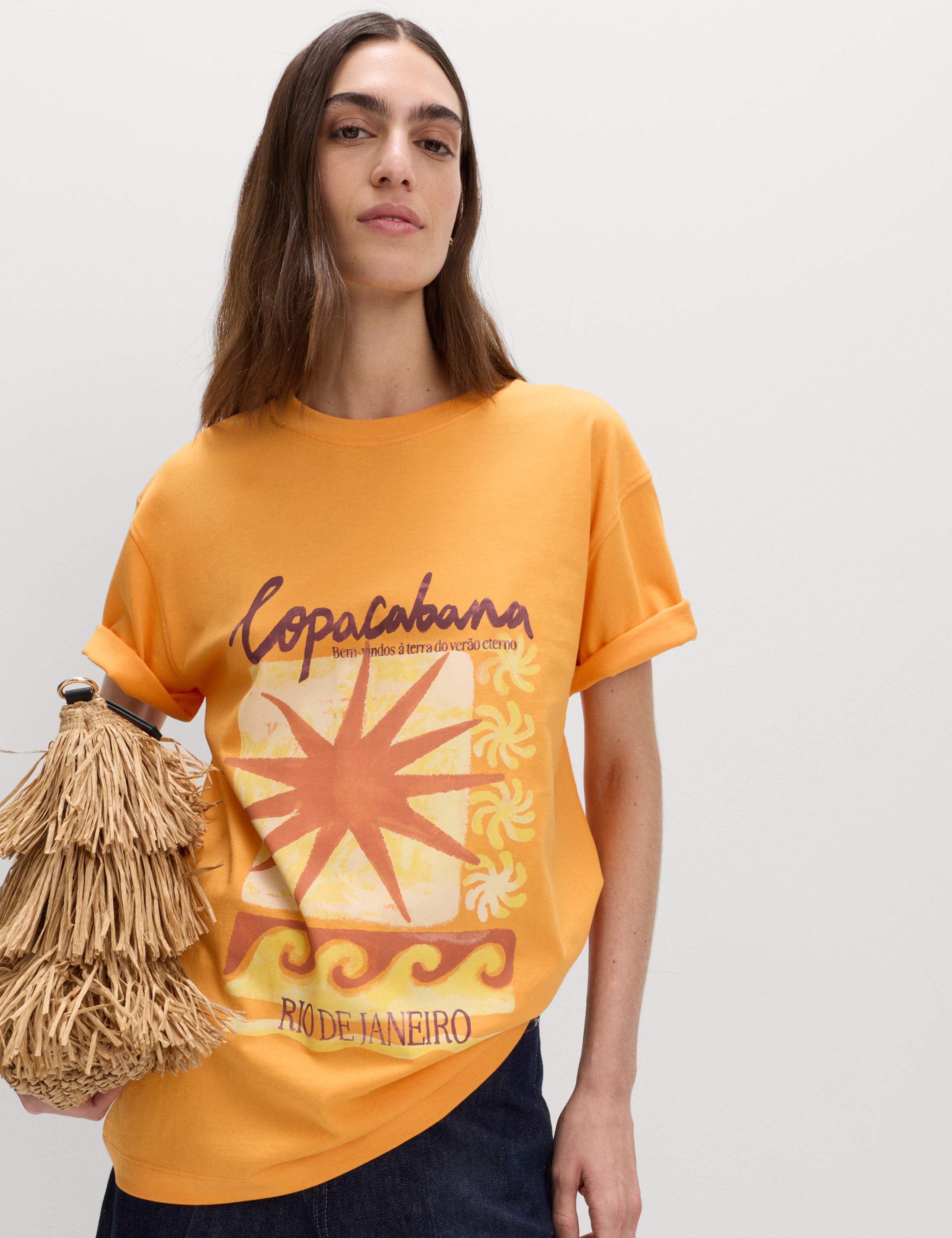 Pure Cotton Oversized Graphic T-Shirt 1 of 4