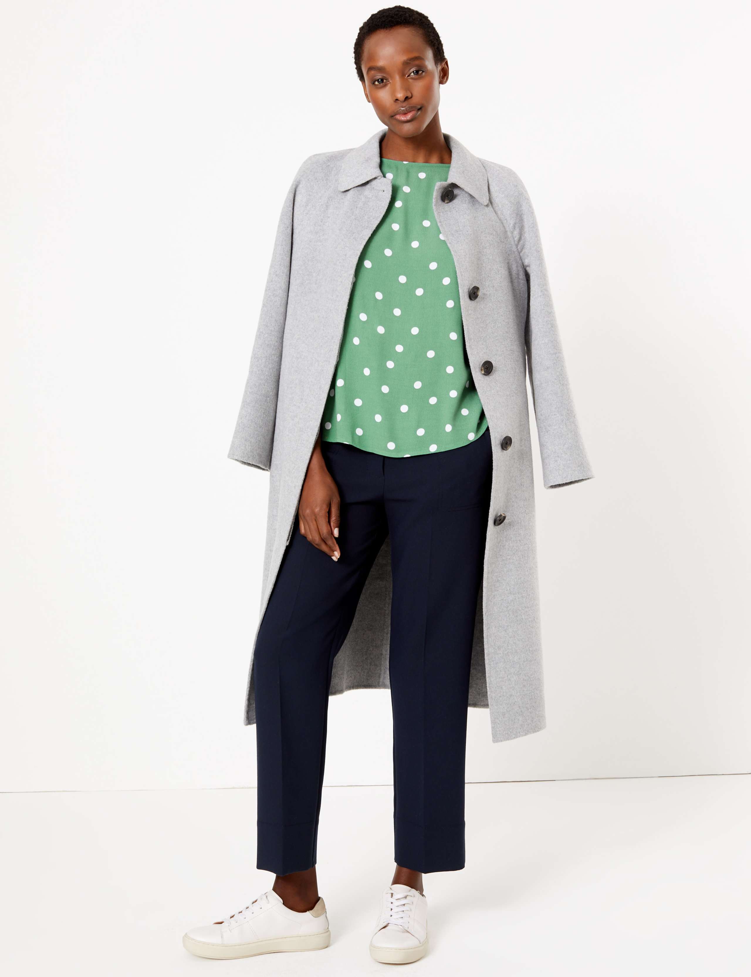 Polka Dot Long Sleeve Top 2 of 4