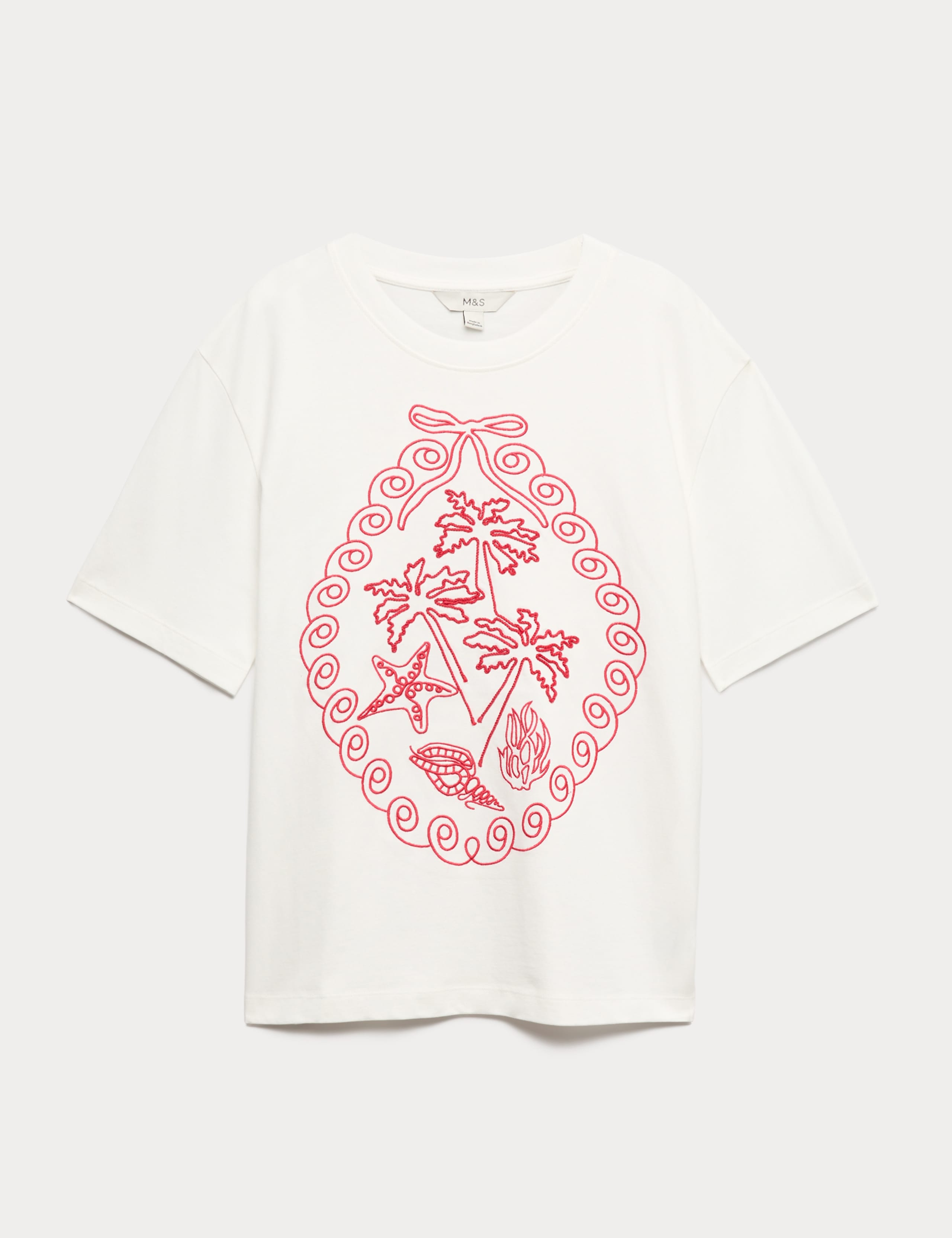 Pure Cotton Graphic Oversized T-Shirt 2 of 6
