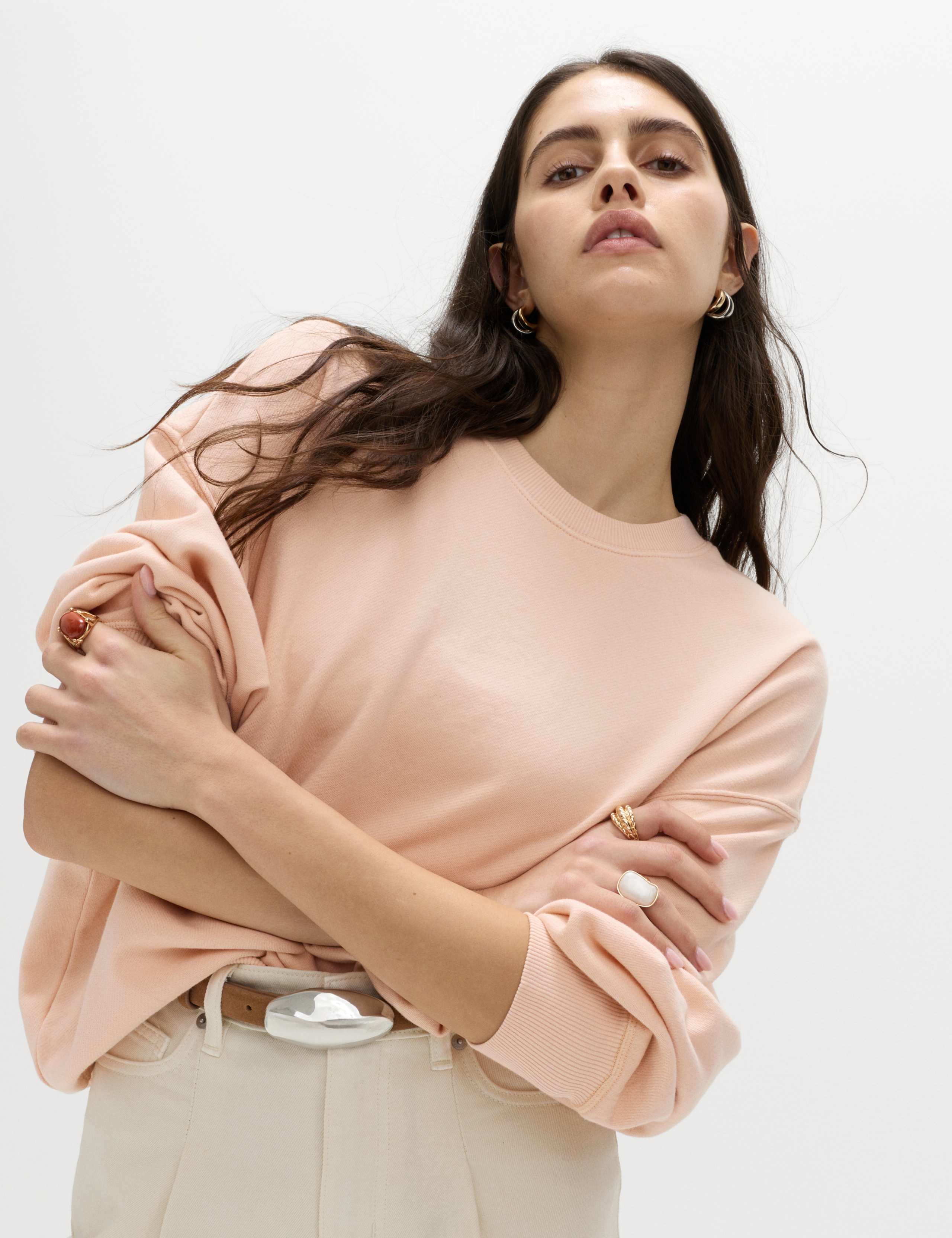 Cotton Rich Garment Dye Sweatshirt 1 of 5