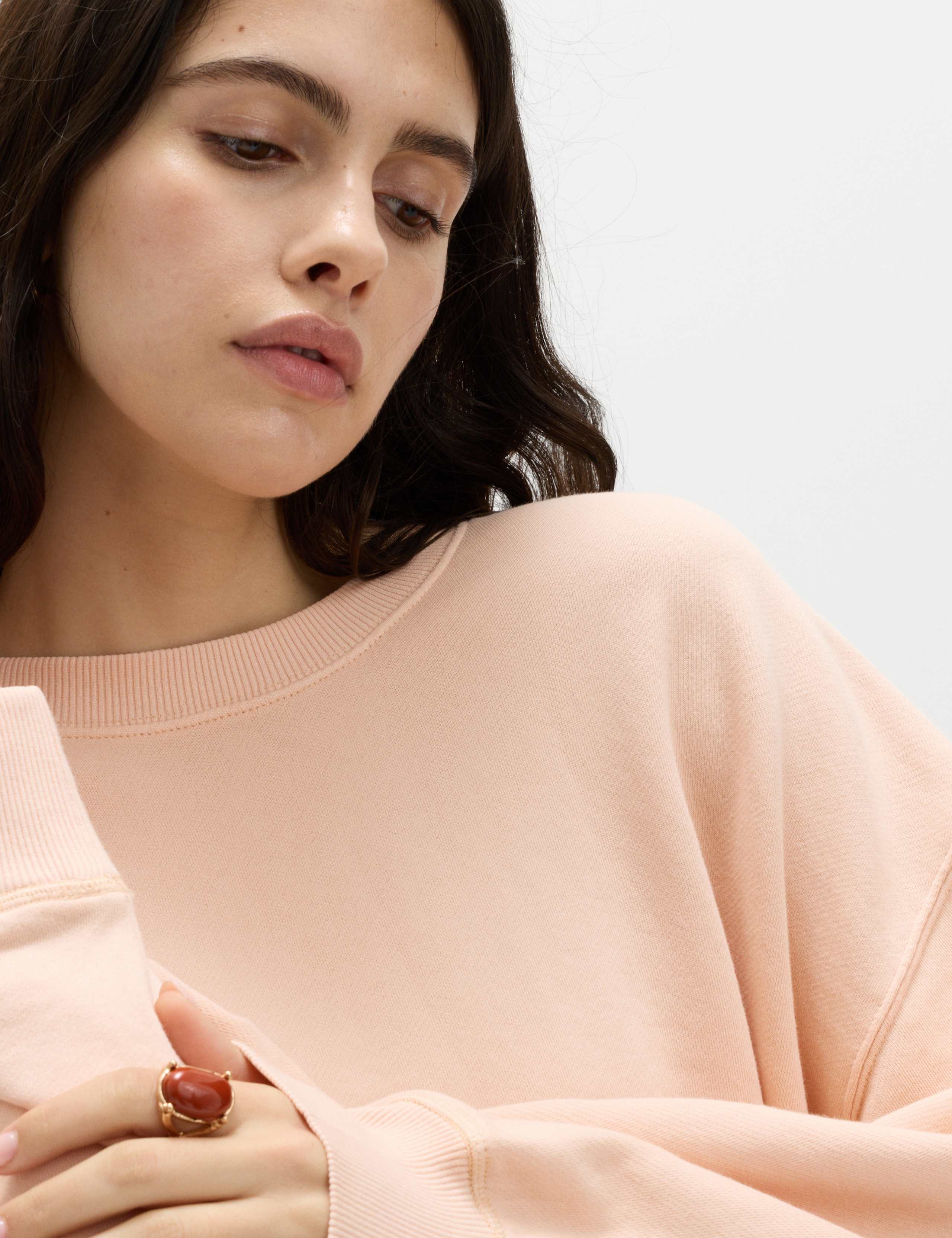 Cotton Rich Garment Dye Sweatshirt 3 of 5