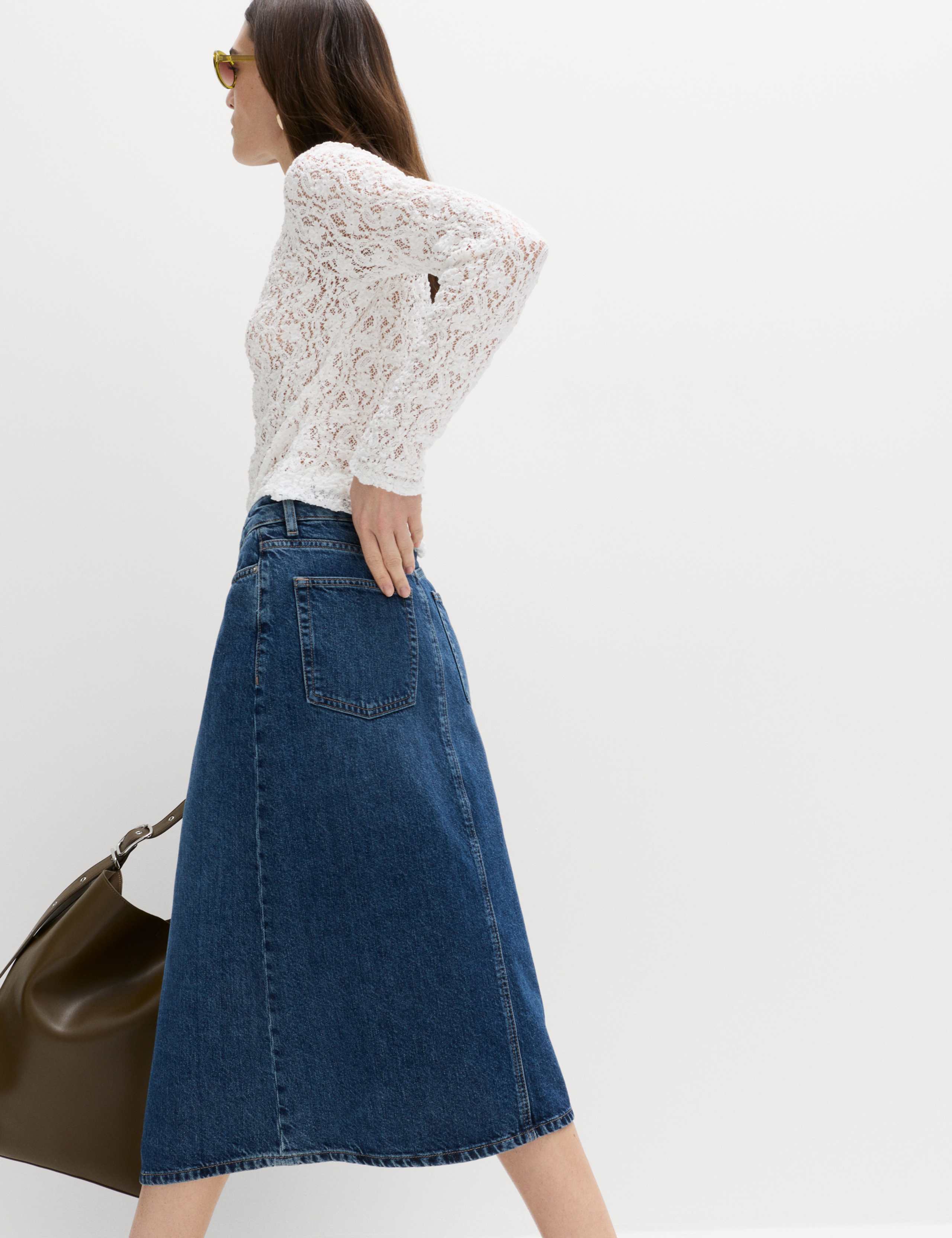 Cotton Rich Lace Textured Top 3 of 5