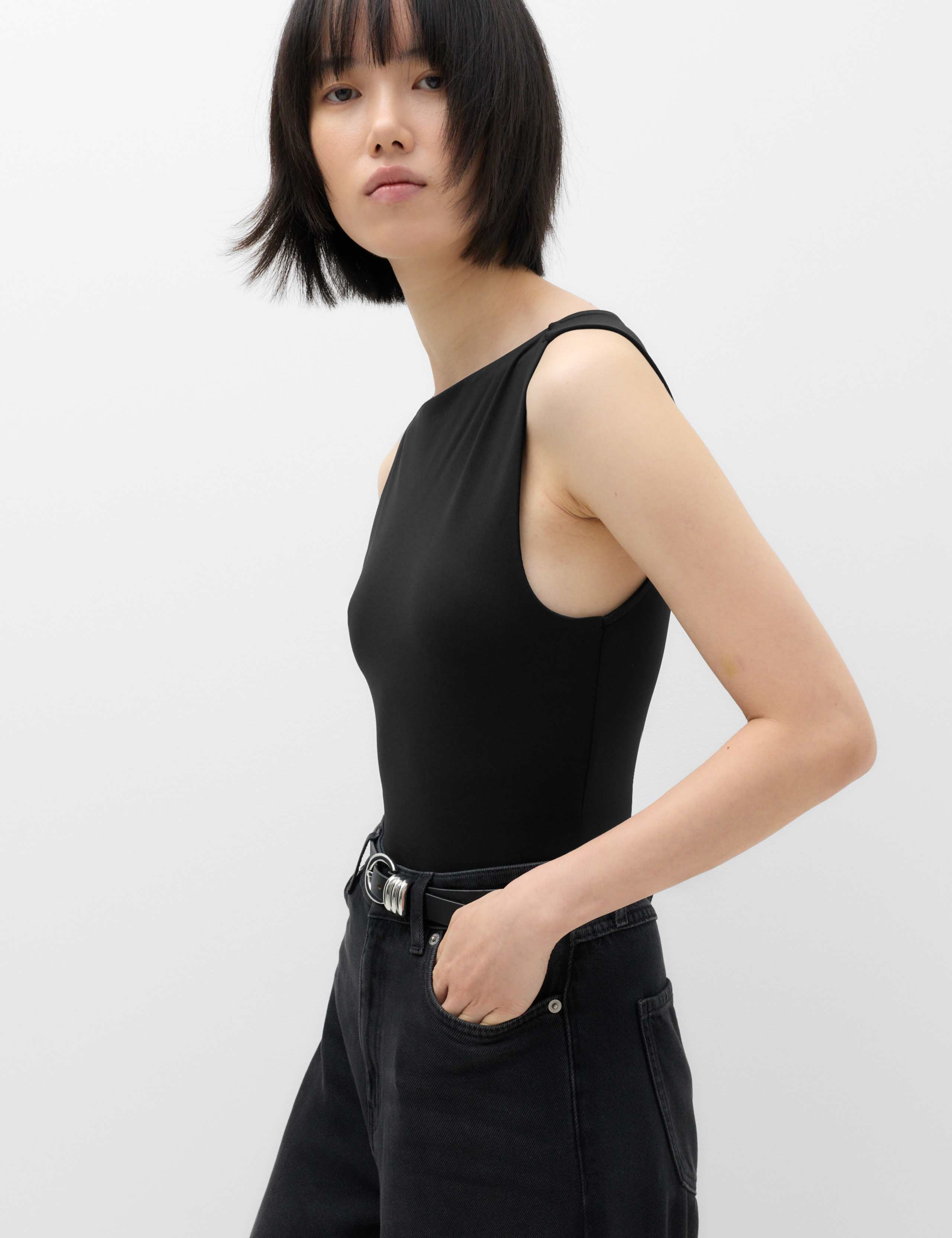 Slash Neck Vest Bodysuit 4 of 5