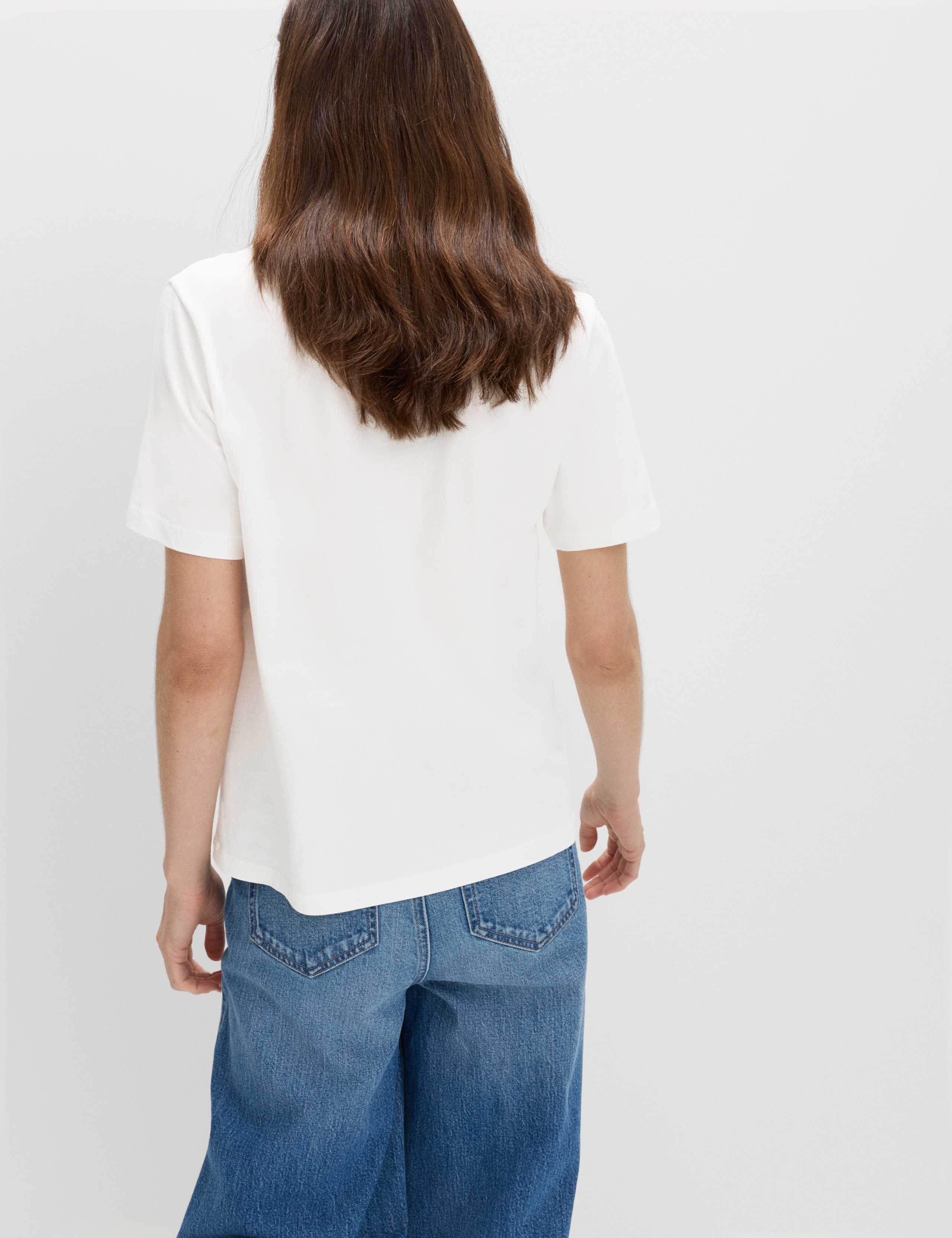 Pure Cotton Embellished T-Shirt 4 of 5