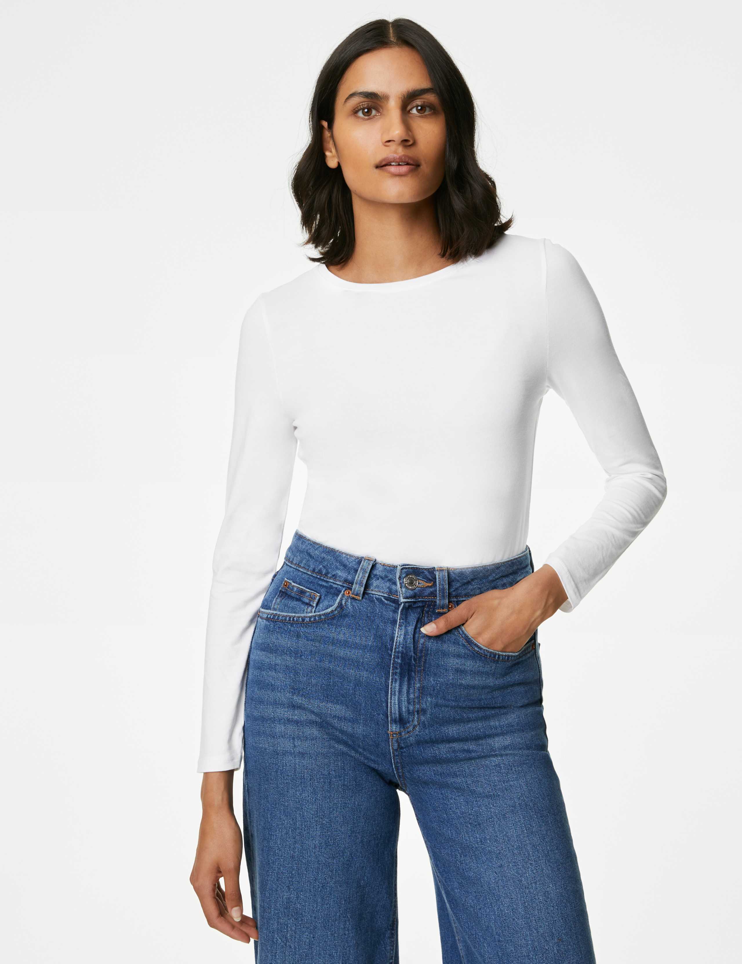 2pk Cotton Rich Tops 4 of 5