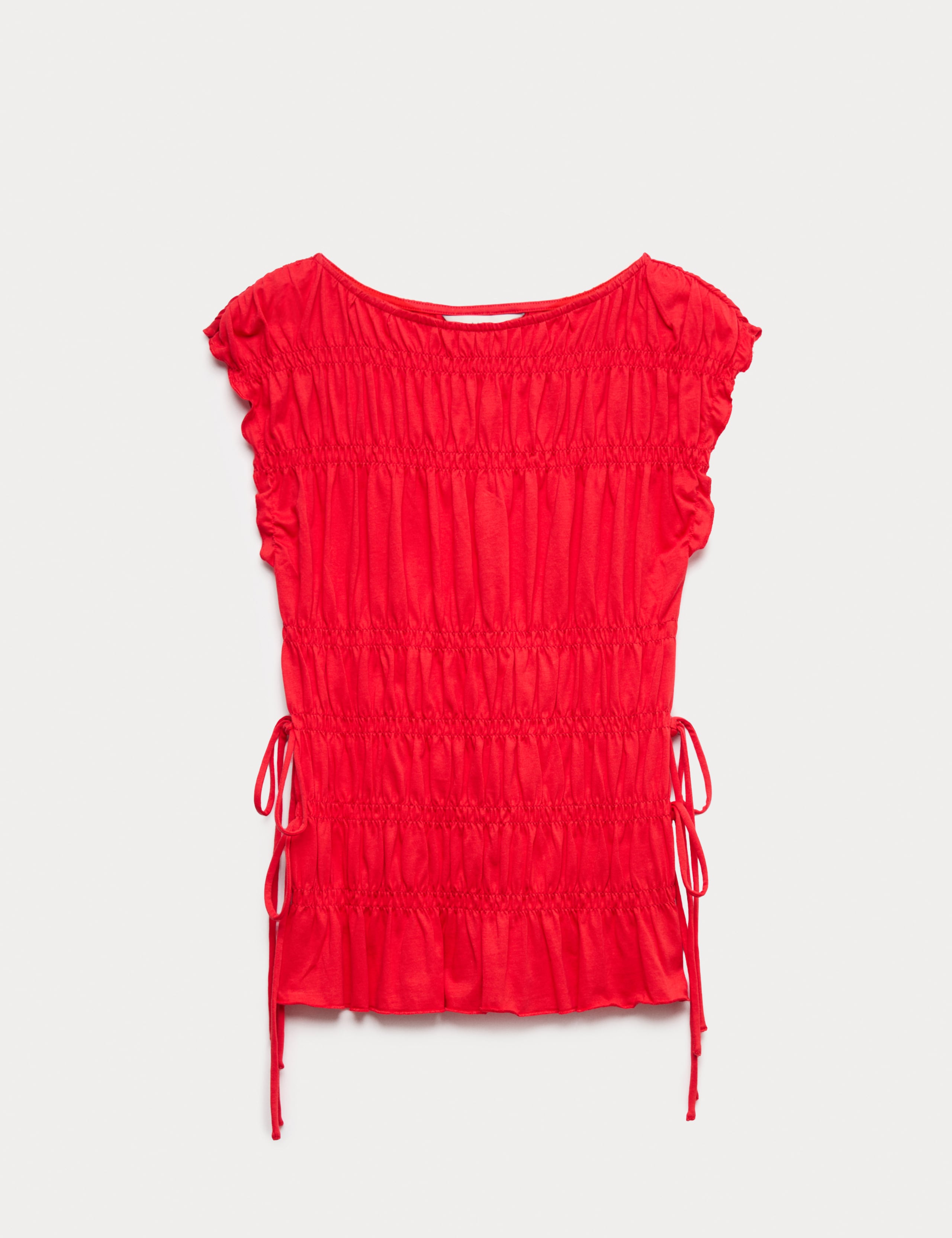 Pure Cotton Smocked Detail Top 2 of 5