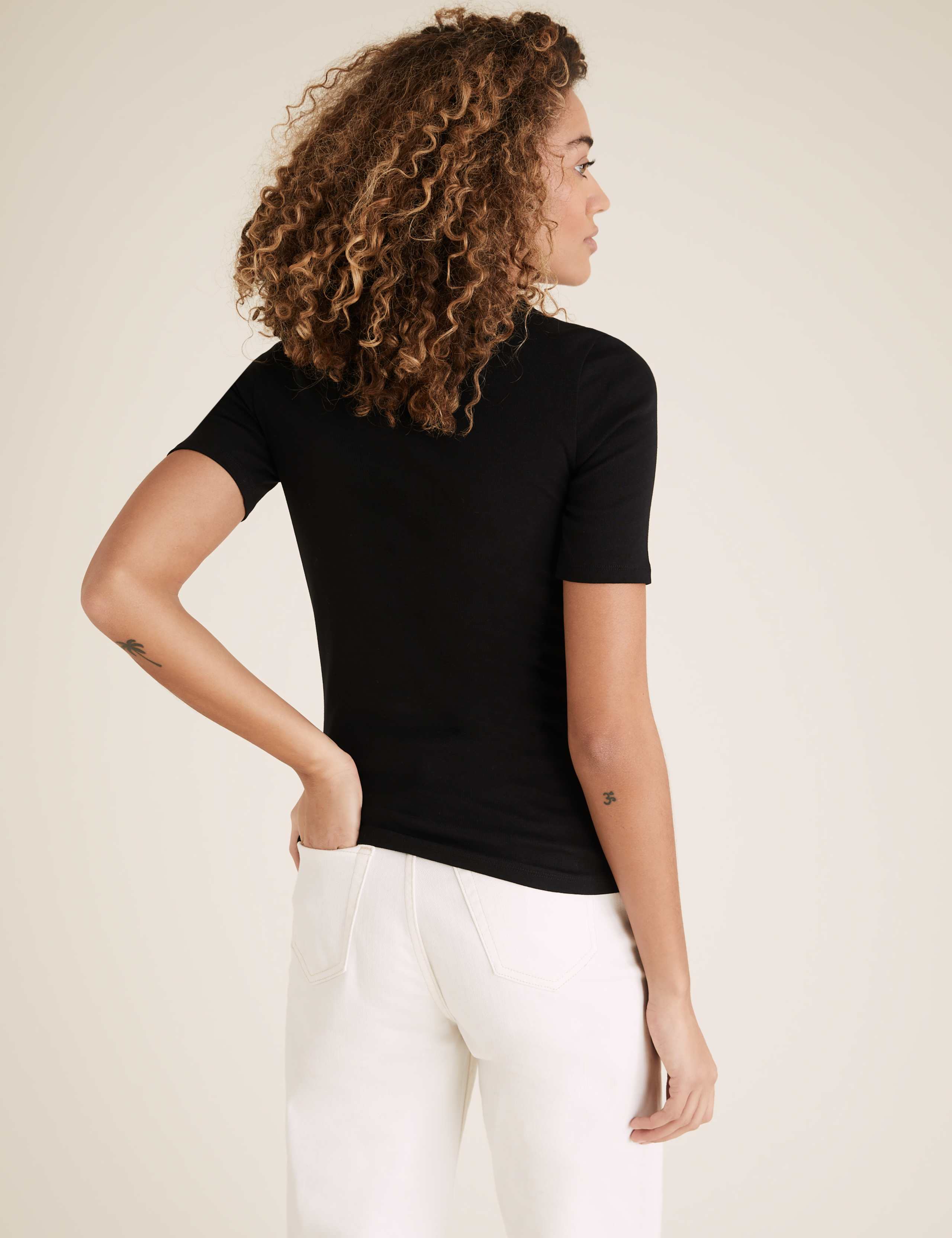 2 Pack Pure Cotton Regular Fit T-Shirts 3 of 4
