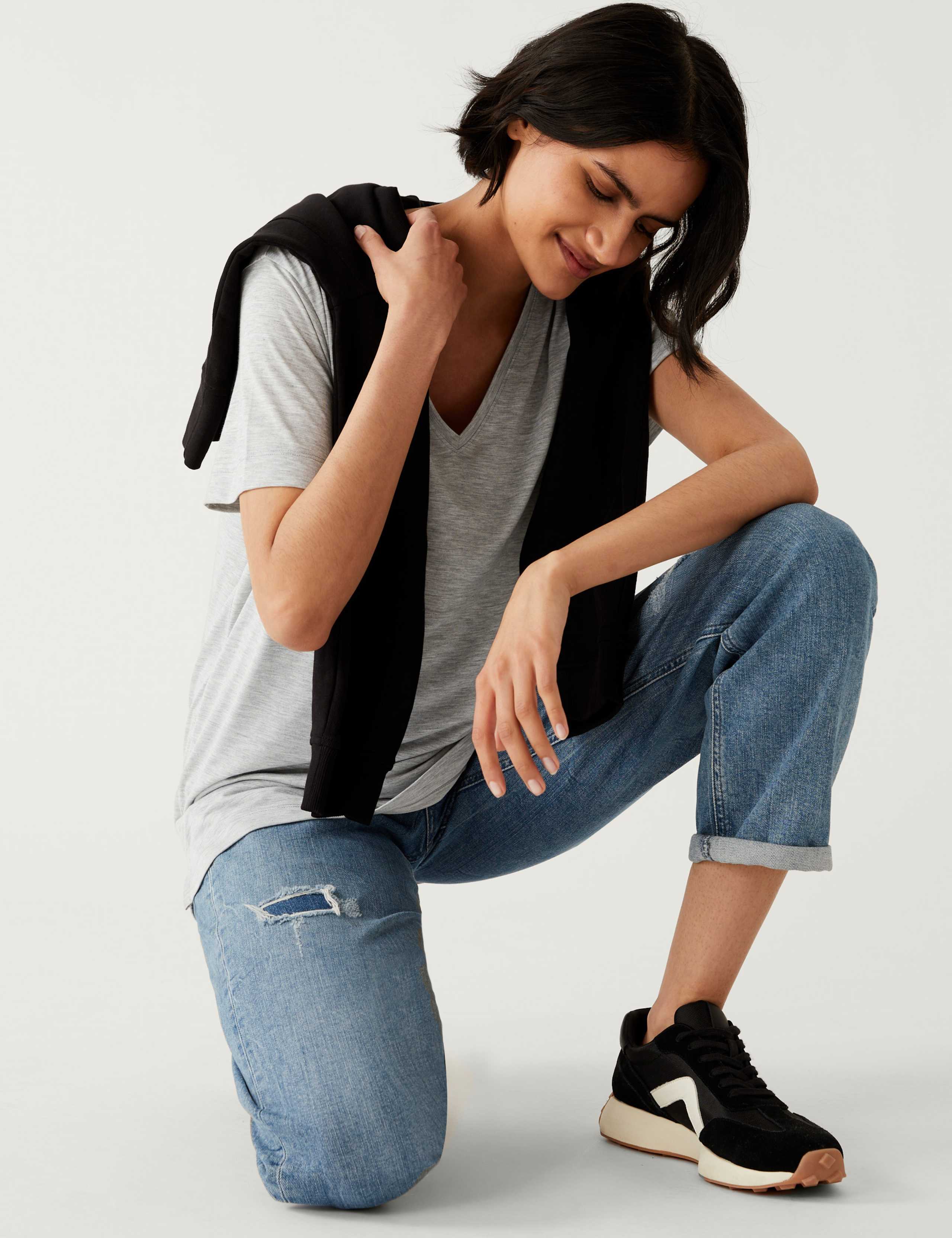 Relaxed Longline T-Shirt 1 of 5