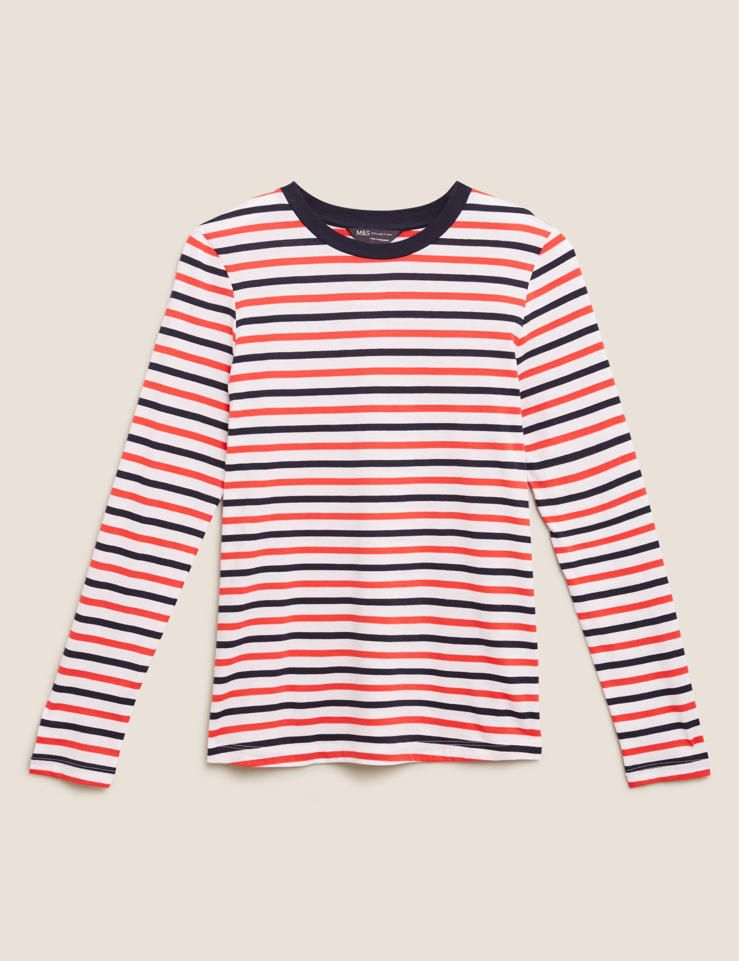 Pure Cotton Striped Straight Fit Top 2 of 5