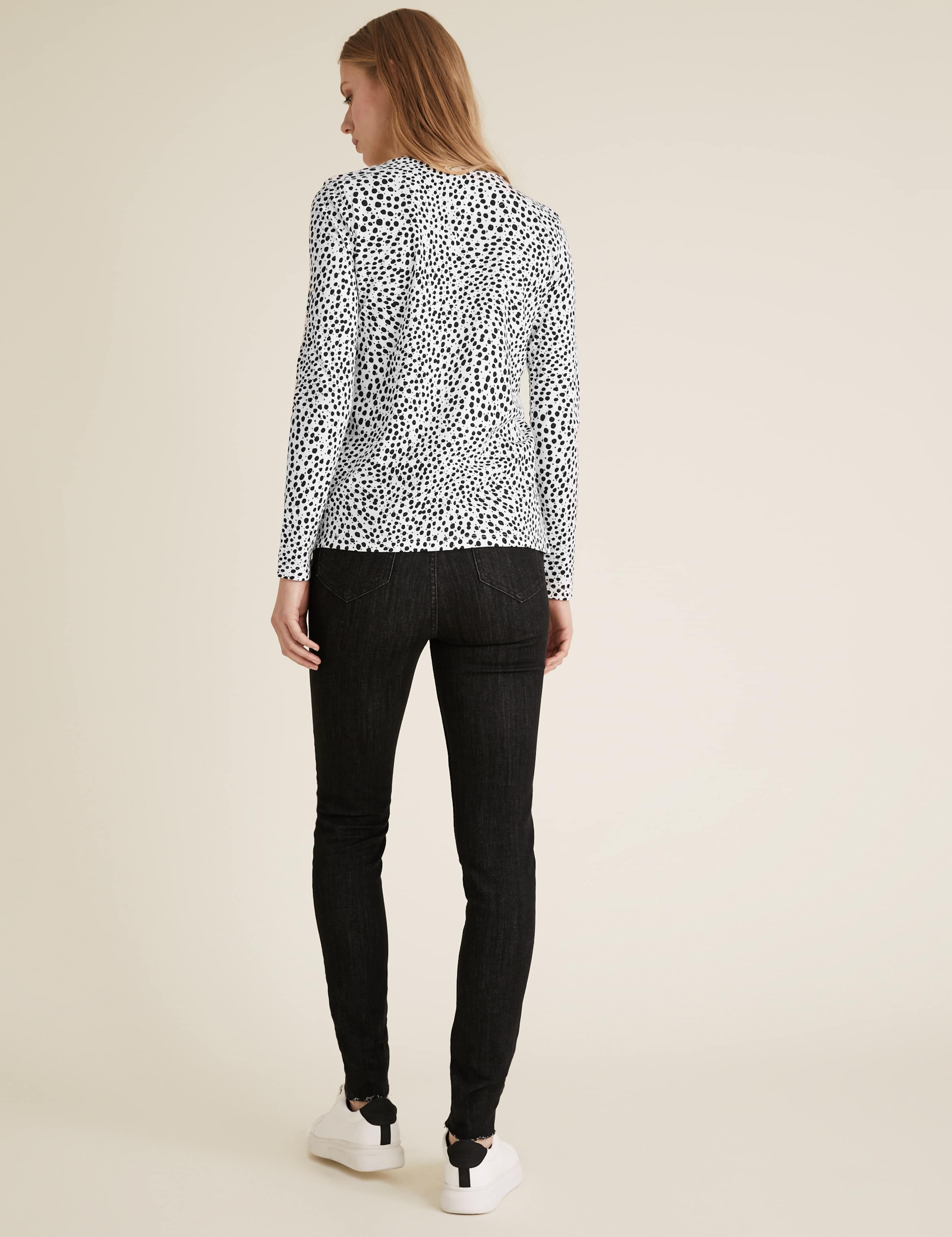 Pure Cotton Animal Print Straight Fit Top 4 of 5