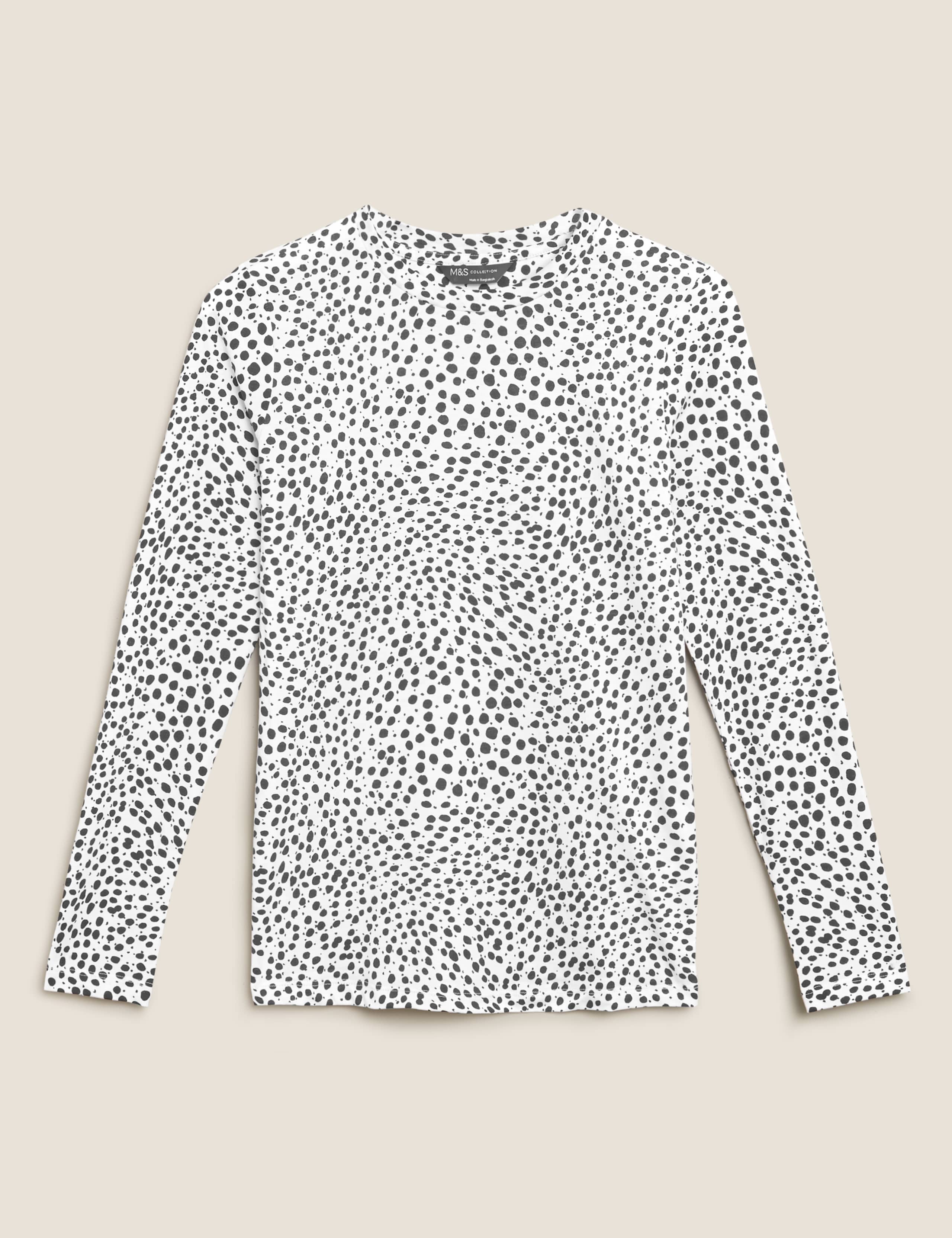 Pure Cotton Animal Print Straight Fit Top 2 of 5