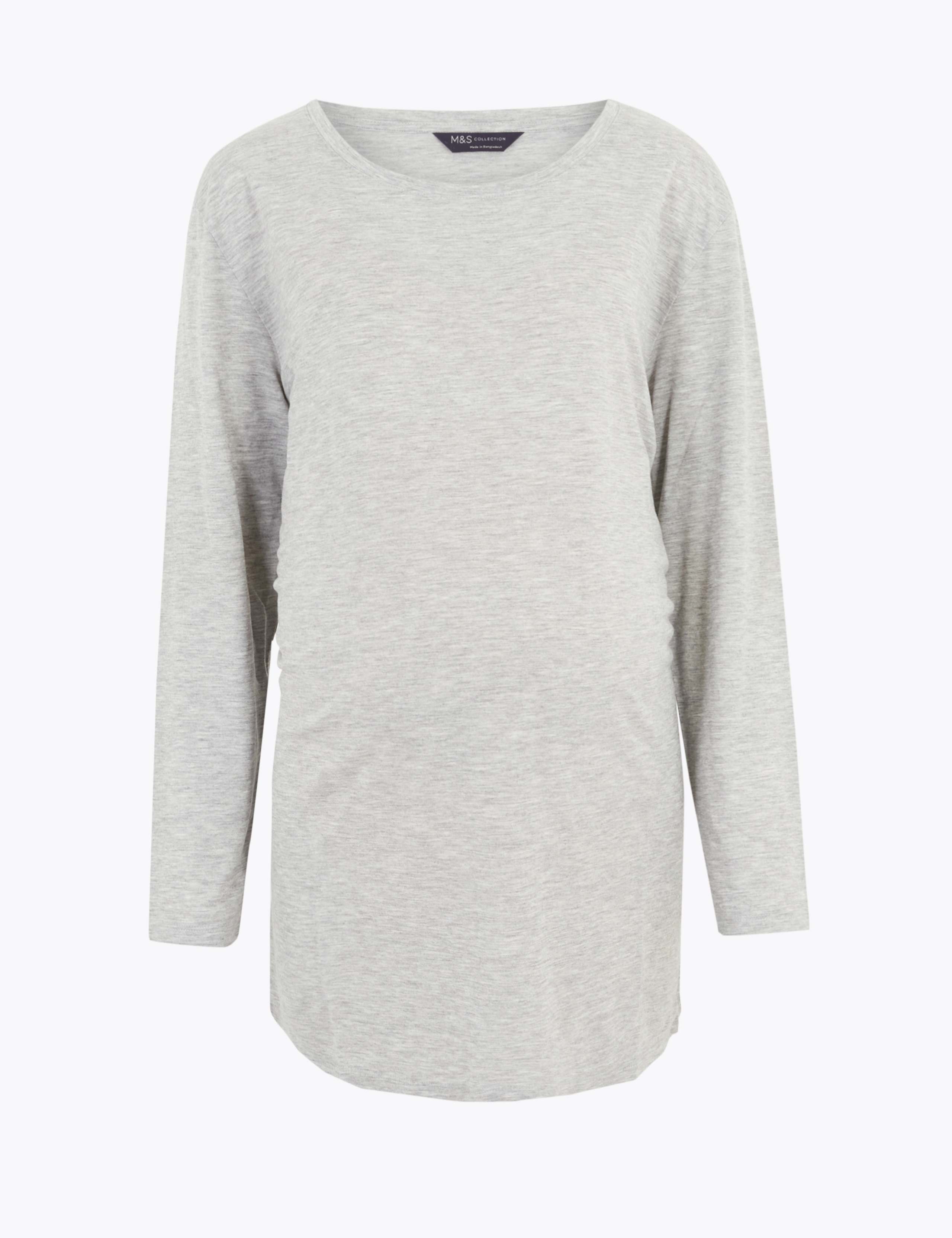 Maternity Relaxed Long Sleeve Top 2 of 4