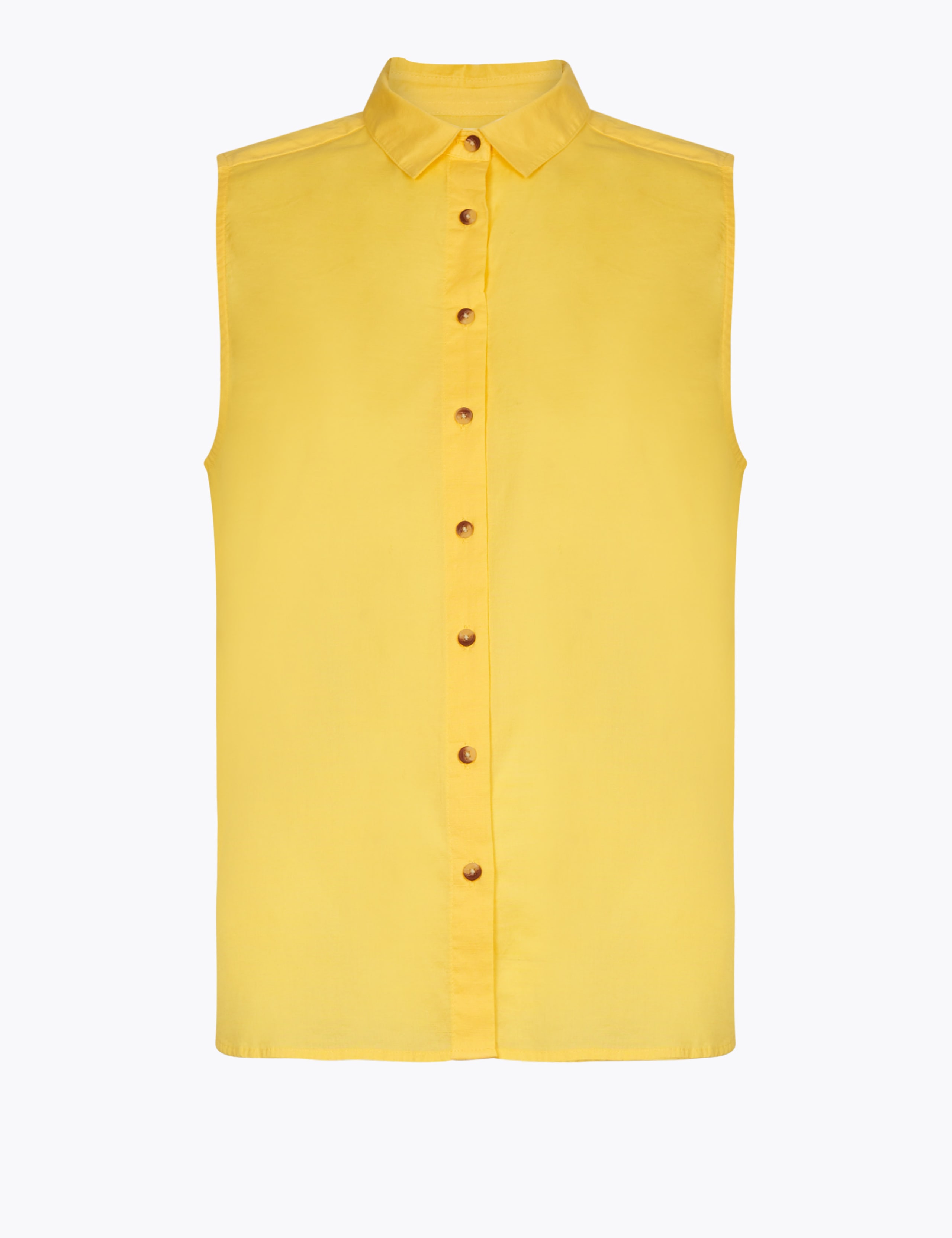 Pure Cotton Sleeveless Shirt 1 of 1