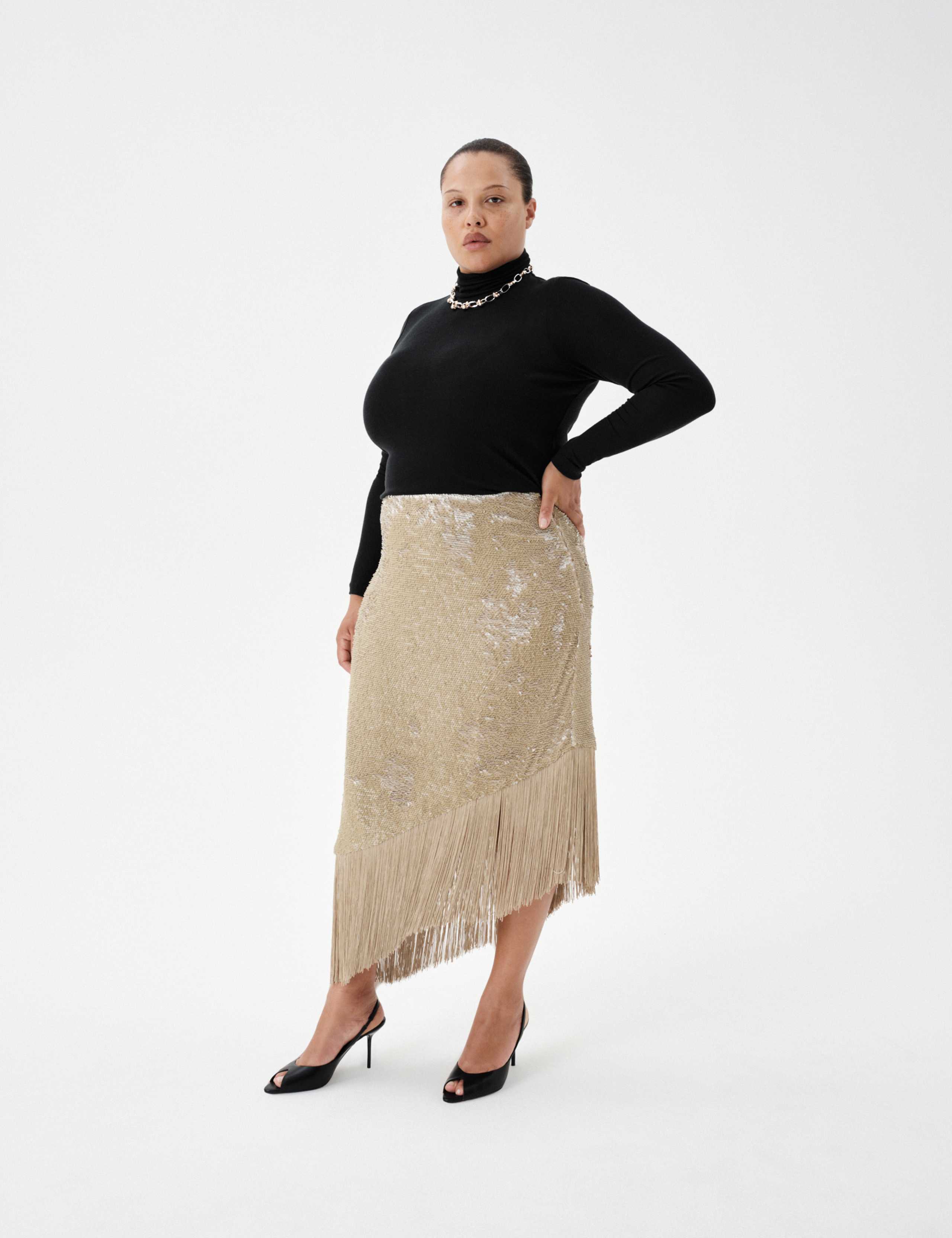 Wool Touch Roll Neck Long Sleeve Top 3 of 7